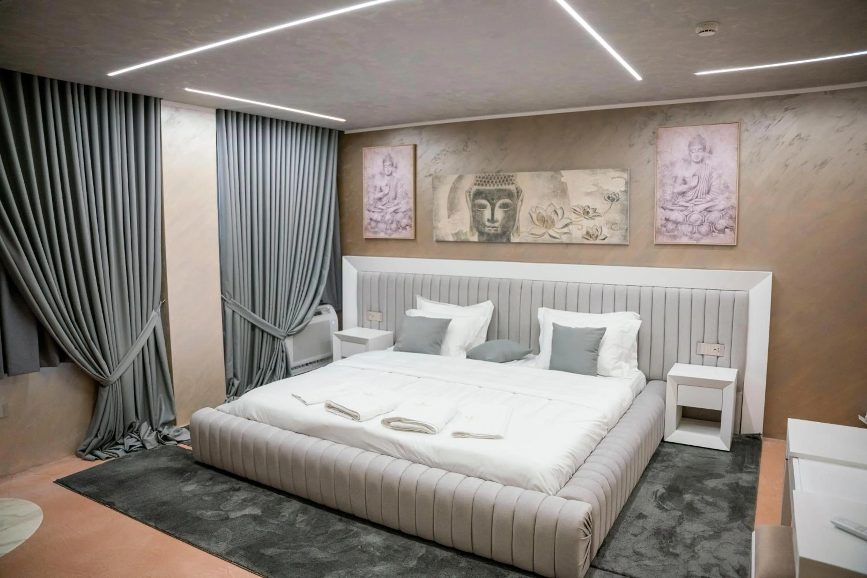 Bed in Hotel Pernoca