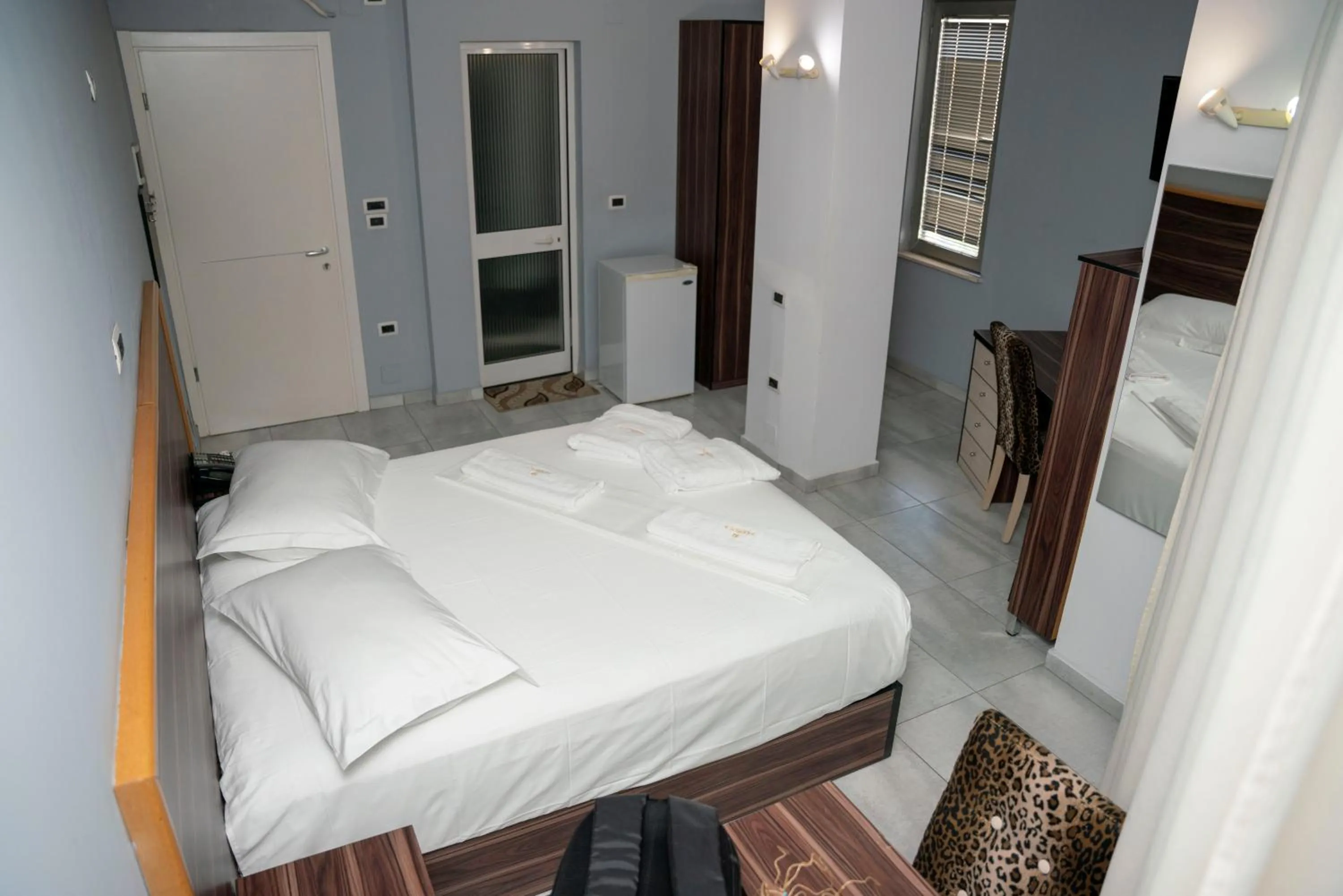 Bed in Hotel Pernoca