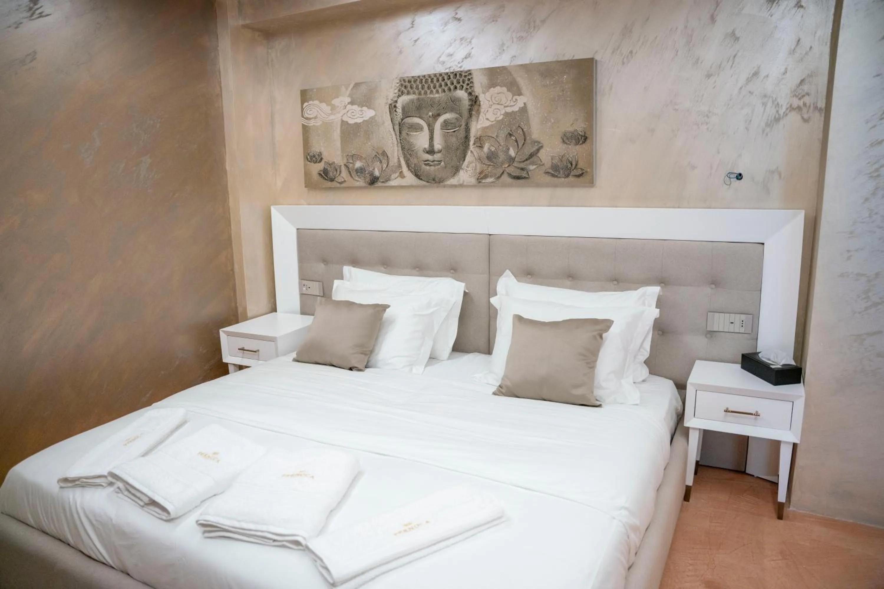 Bed in Hotel Pernoca