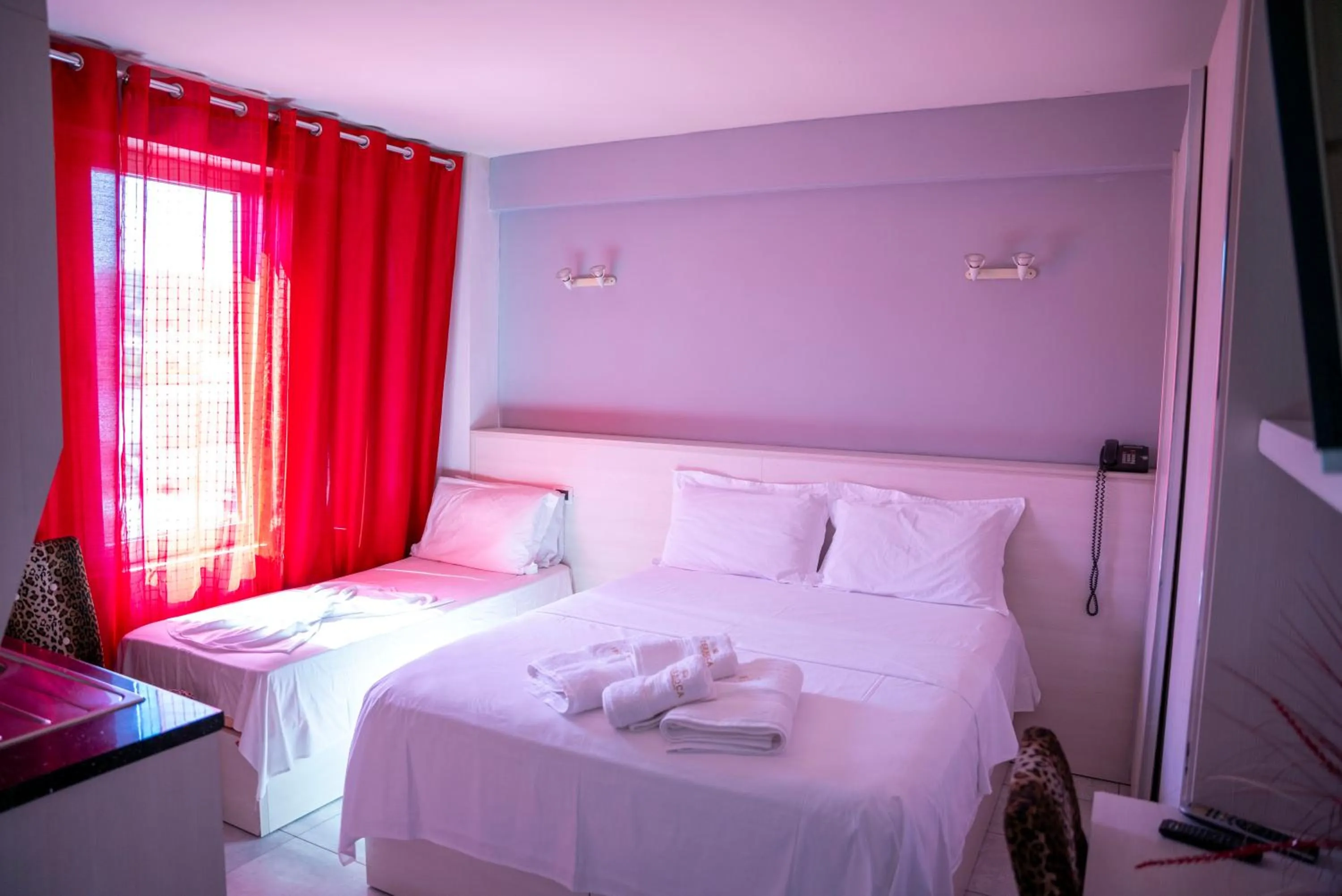 Bed in Hotel Pernoca