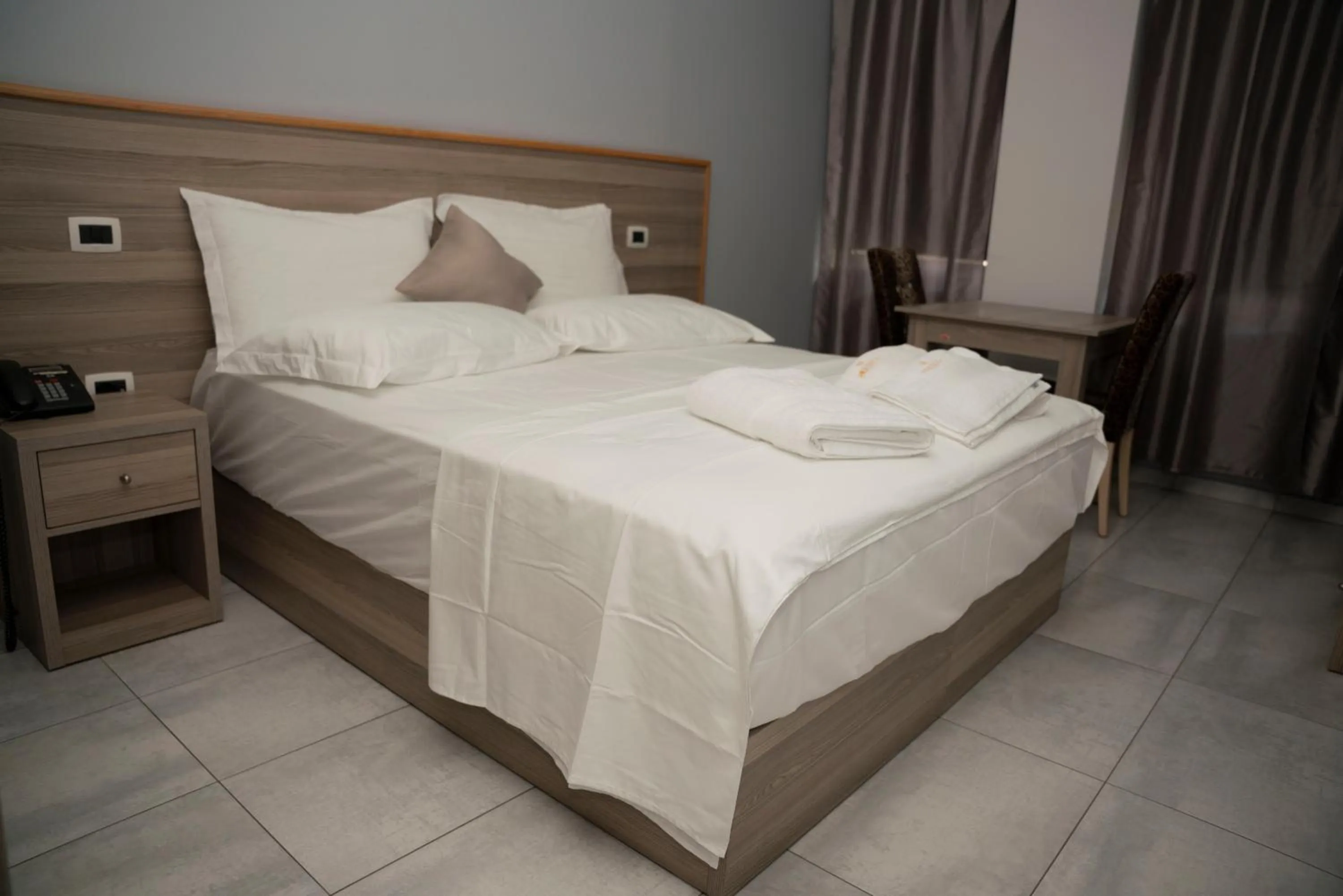 Bed in Hotel Pernoca