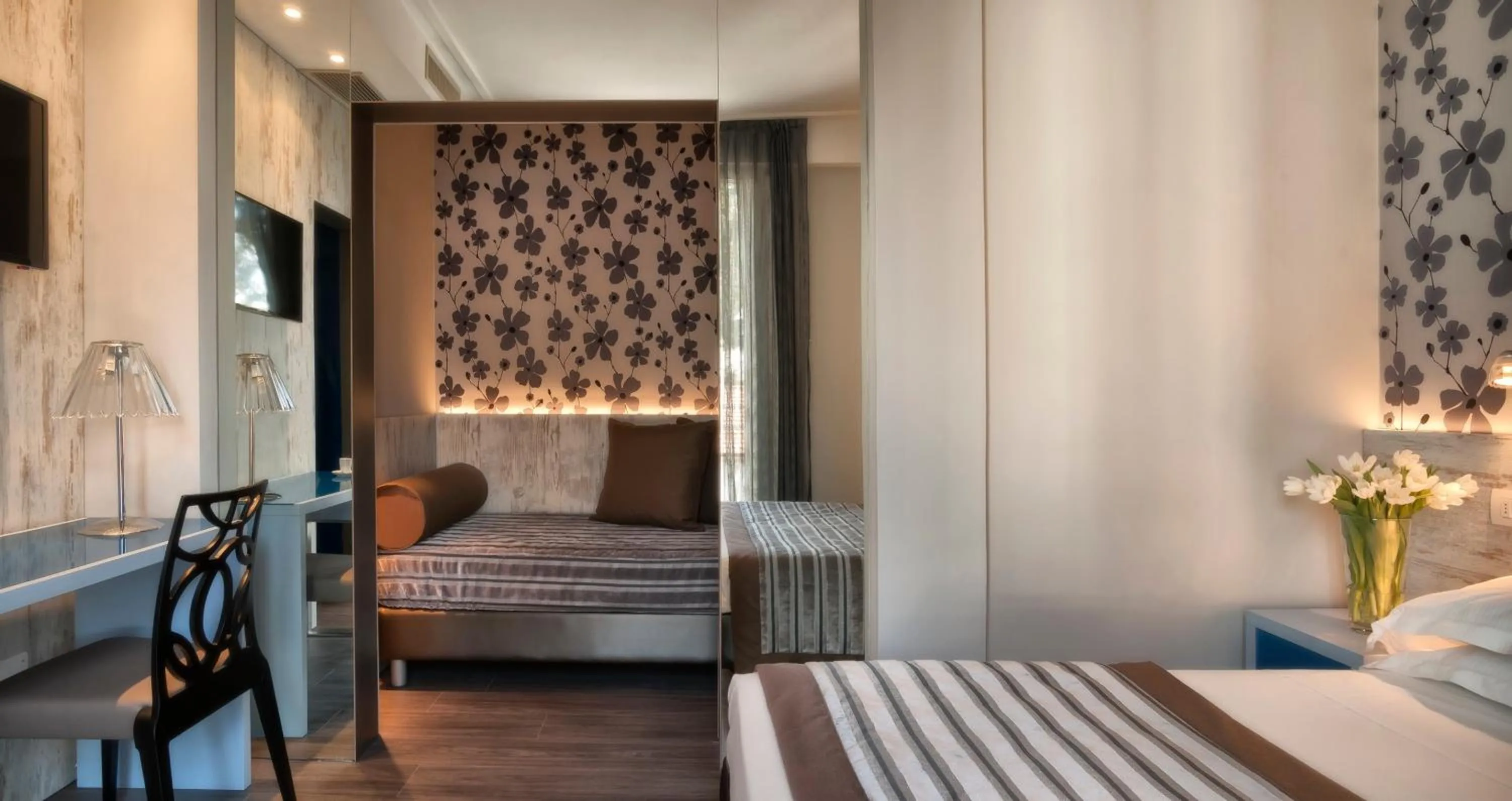 Bedroom, Bed in Hotel Roma