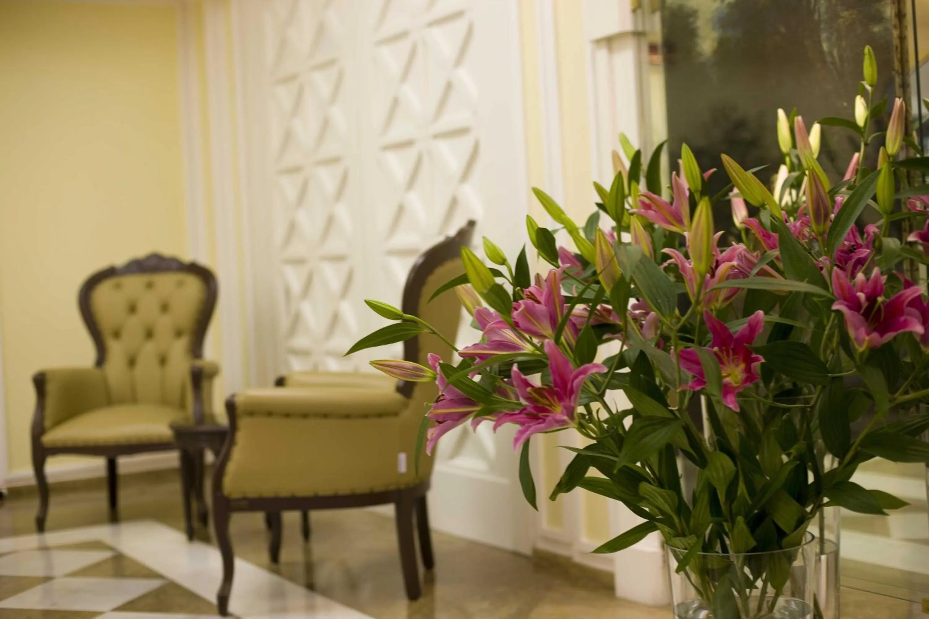 Decorative detail in Hotel Roma