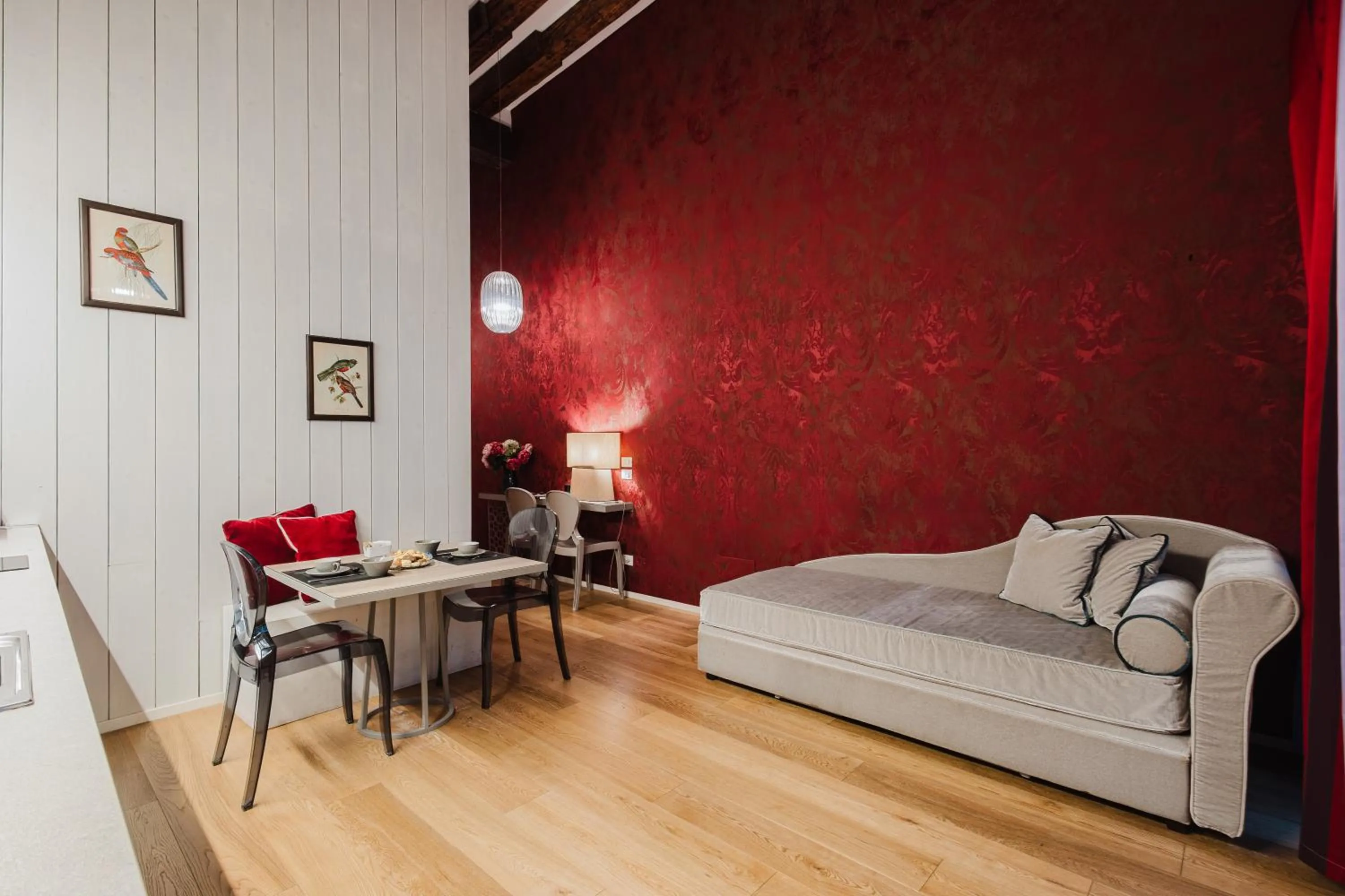 Dining area, Bed in Dimora Capuleti