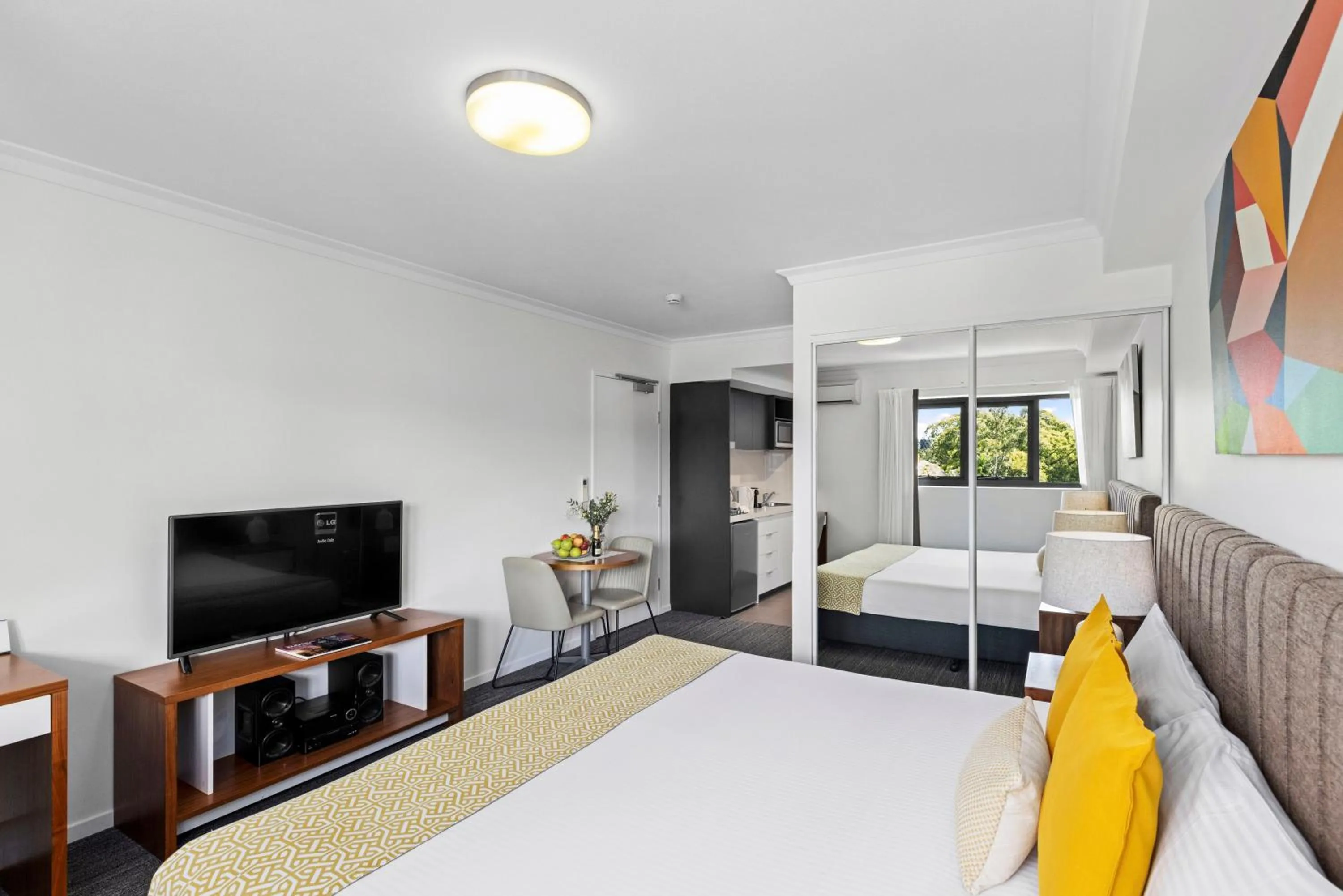 Bed in Quest Kelvin Grove