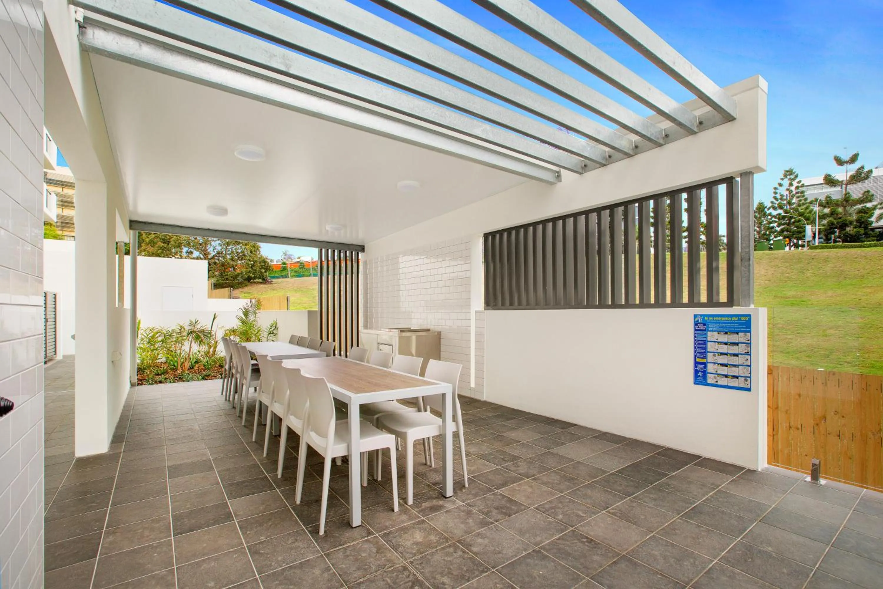 BBQ facilities in Quest Kelvin Grove