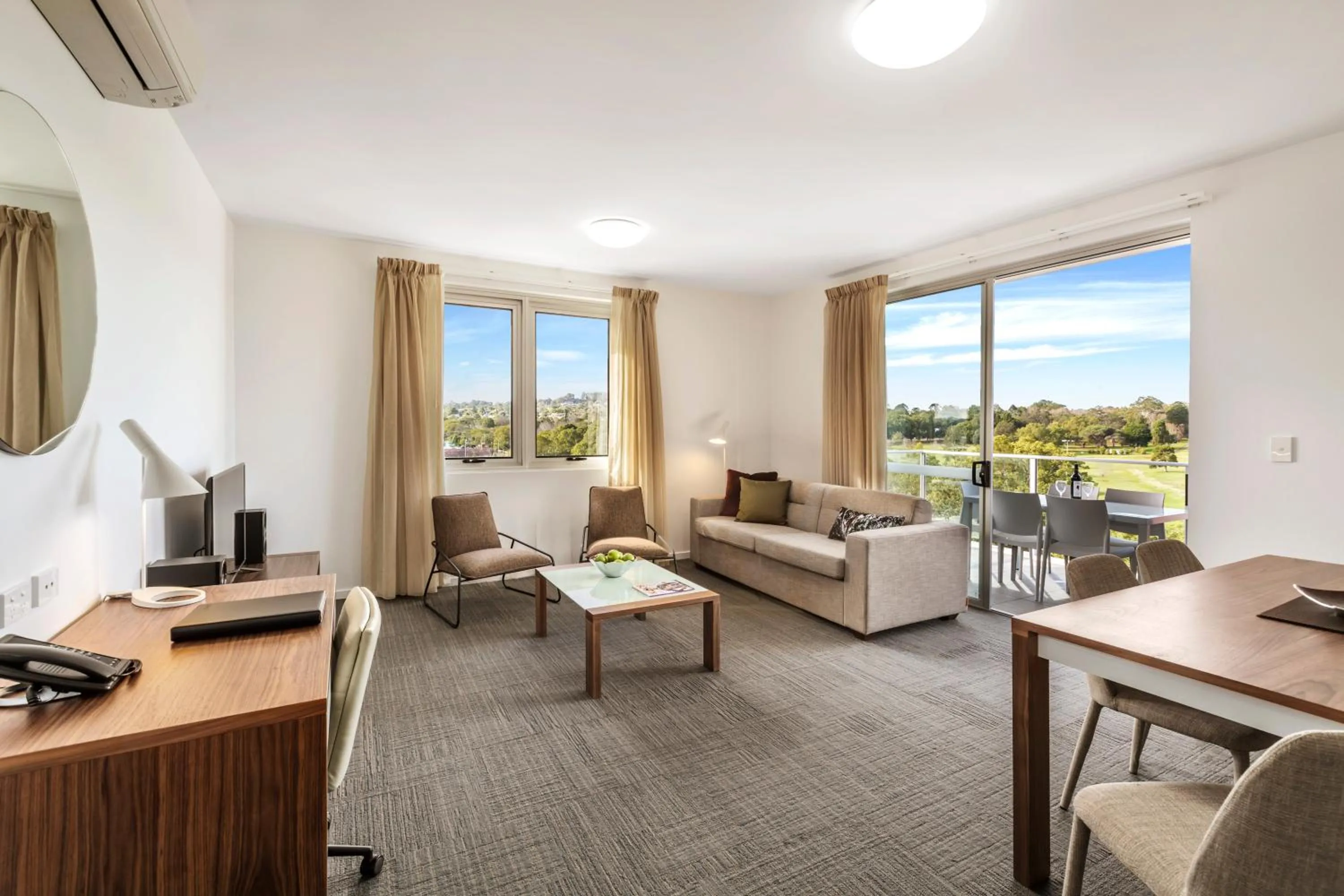 Living room in Quest Toowoomba