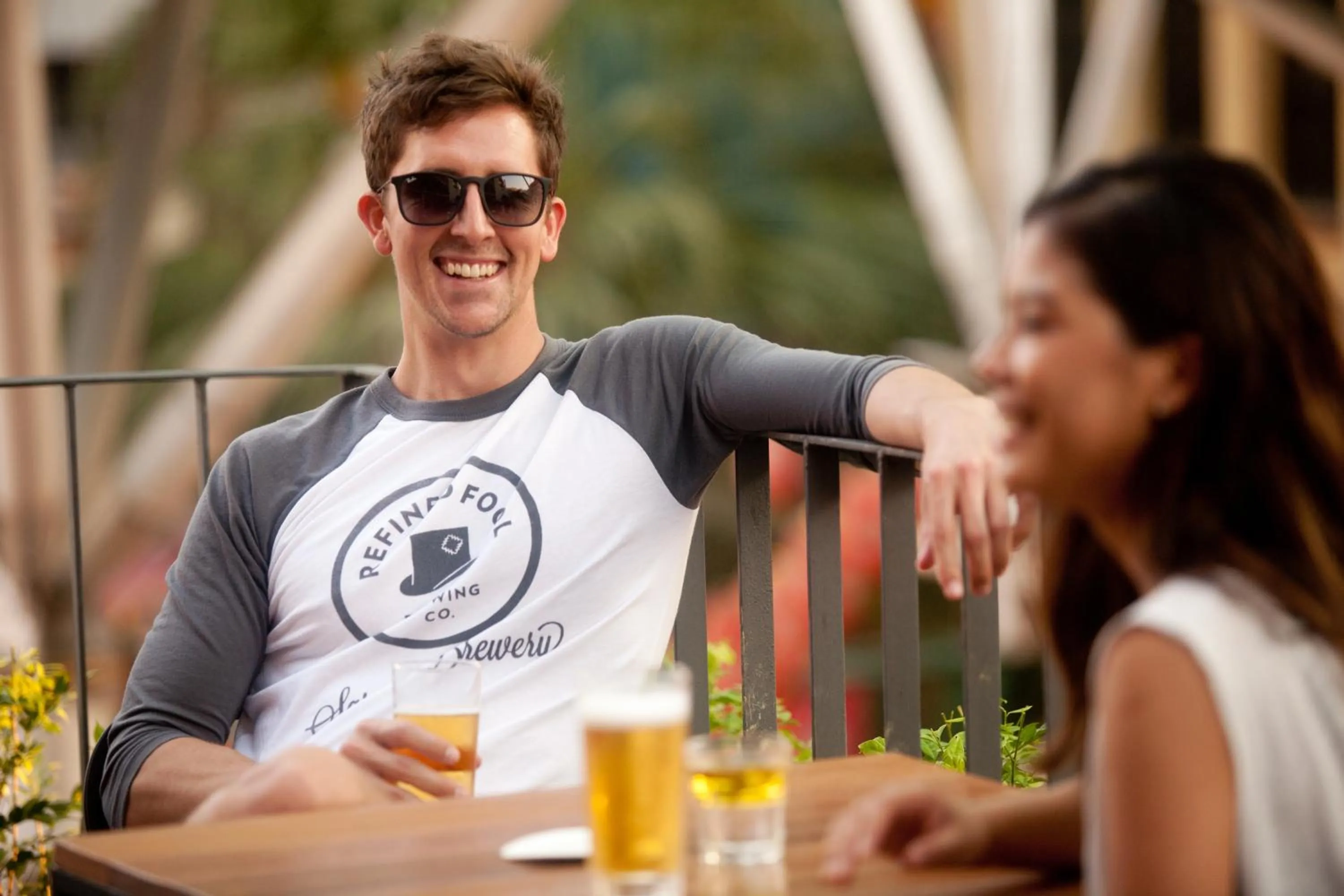 People in Lantern Hotel