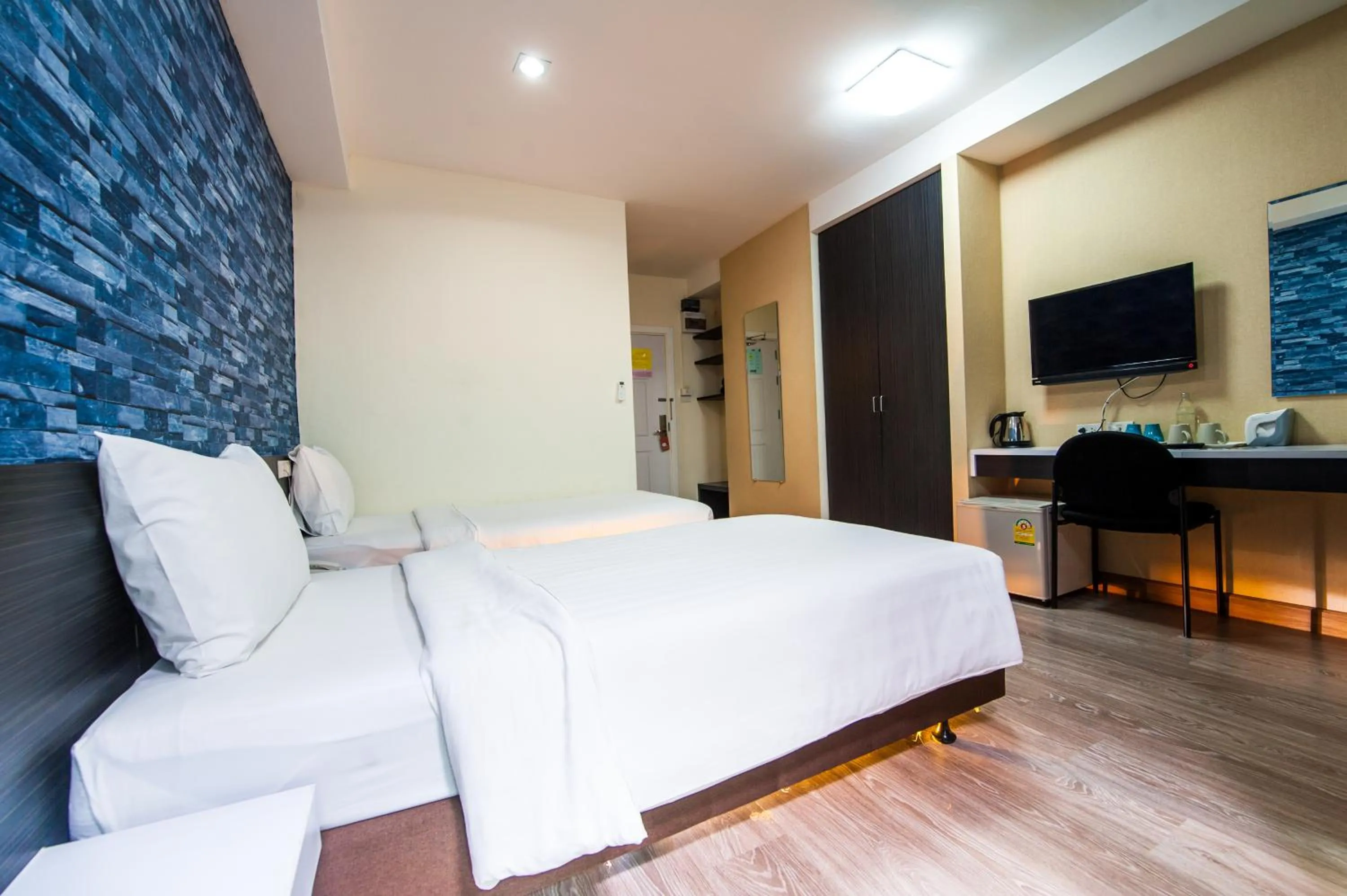 Bedroom, Bed in Prajaktra City Hostel