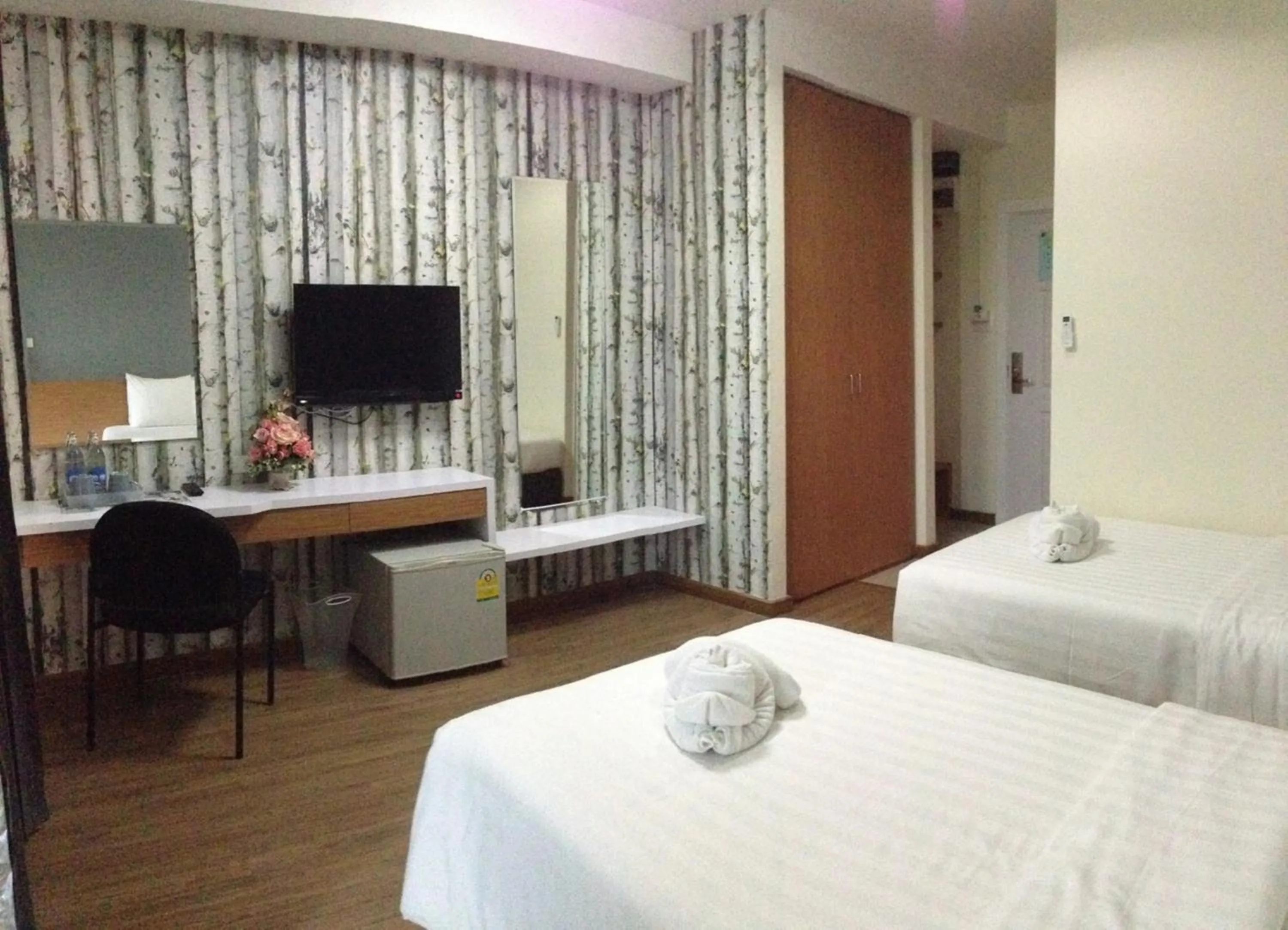 Bedroom, Bed in Prajaktra City Hostel