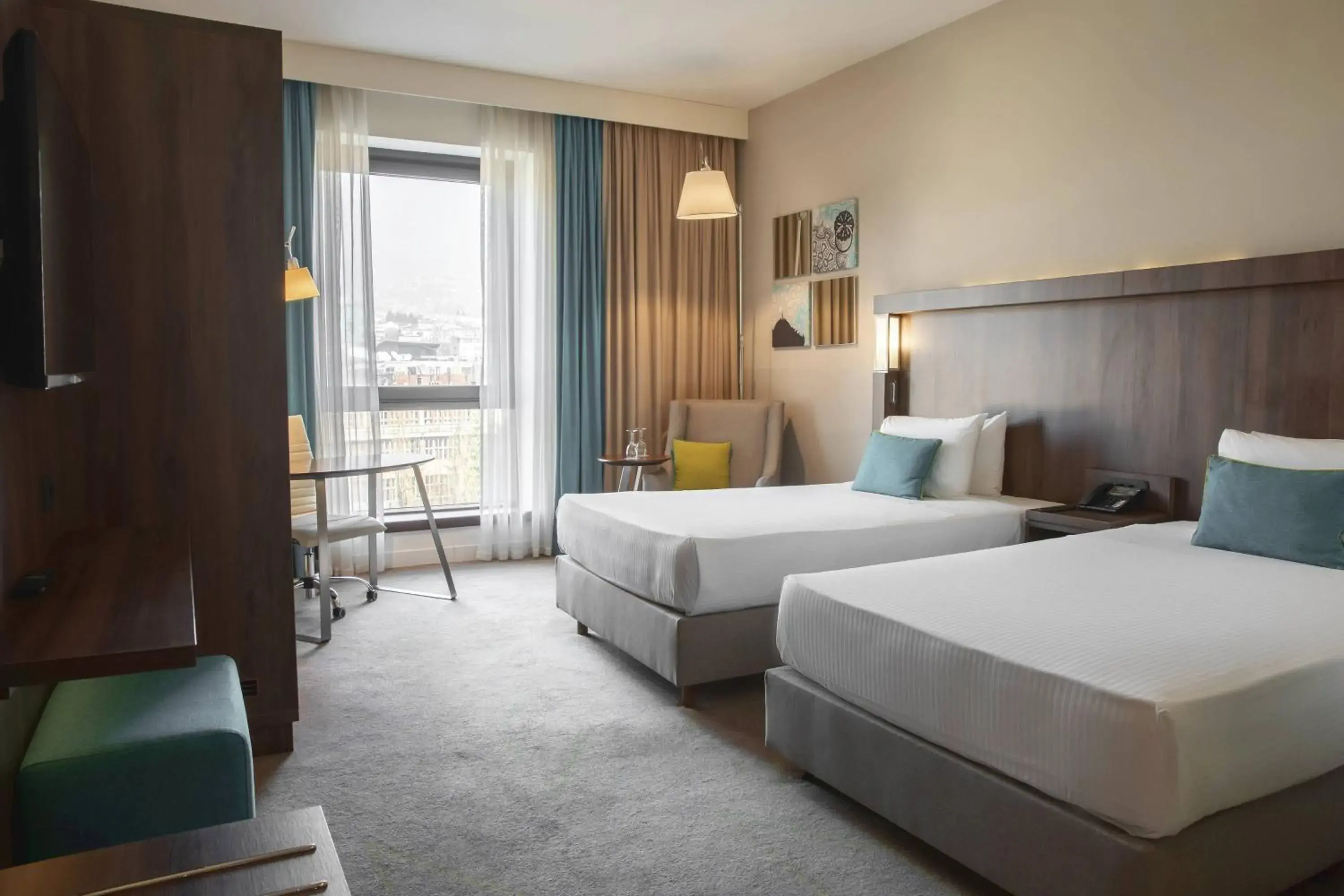 Twin Room in Courtyard by Marriott Sarajevo Twin Room in Courtyard by Marriott Sarajevo