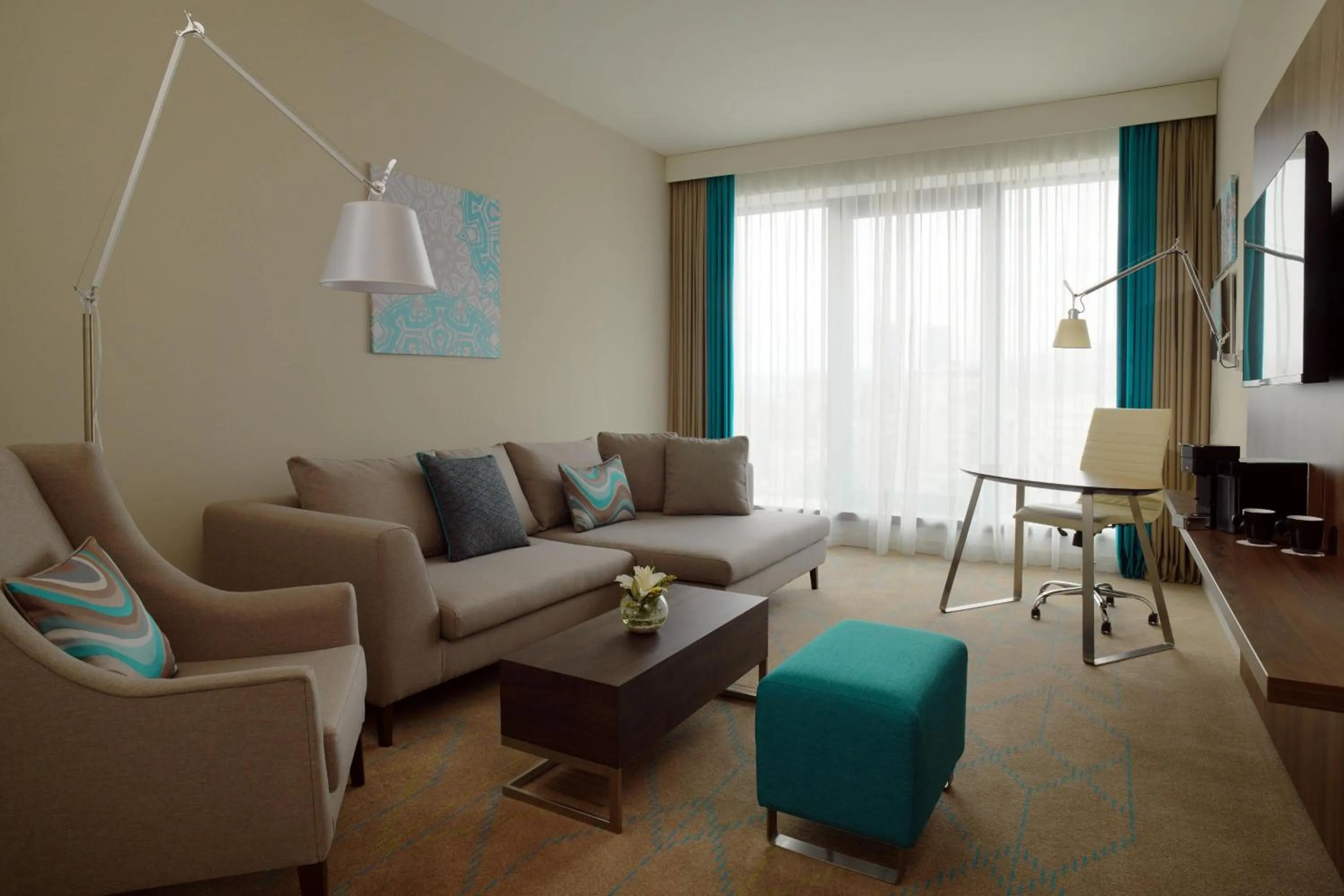 Living room in Courtyard by Marriott Sarajevo