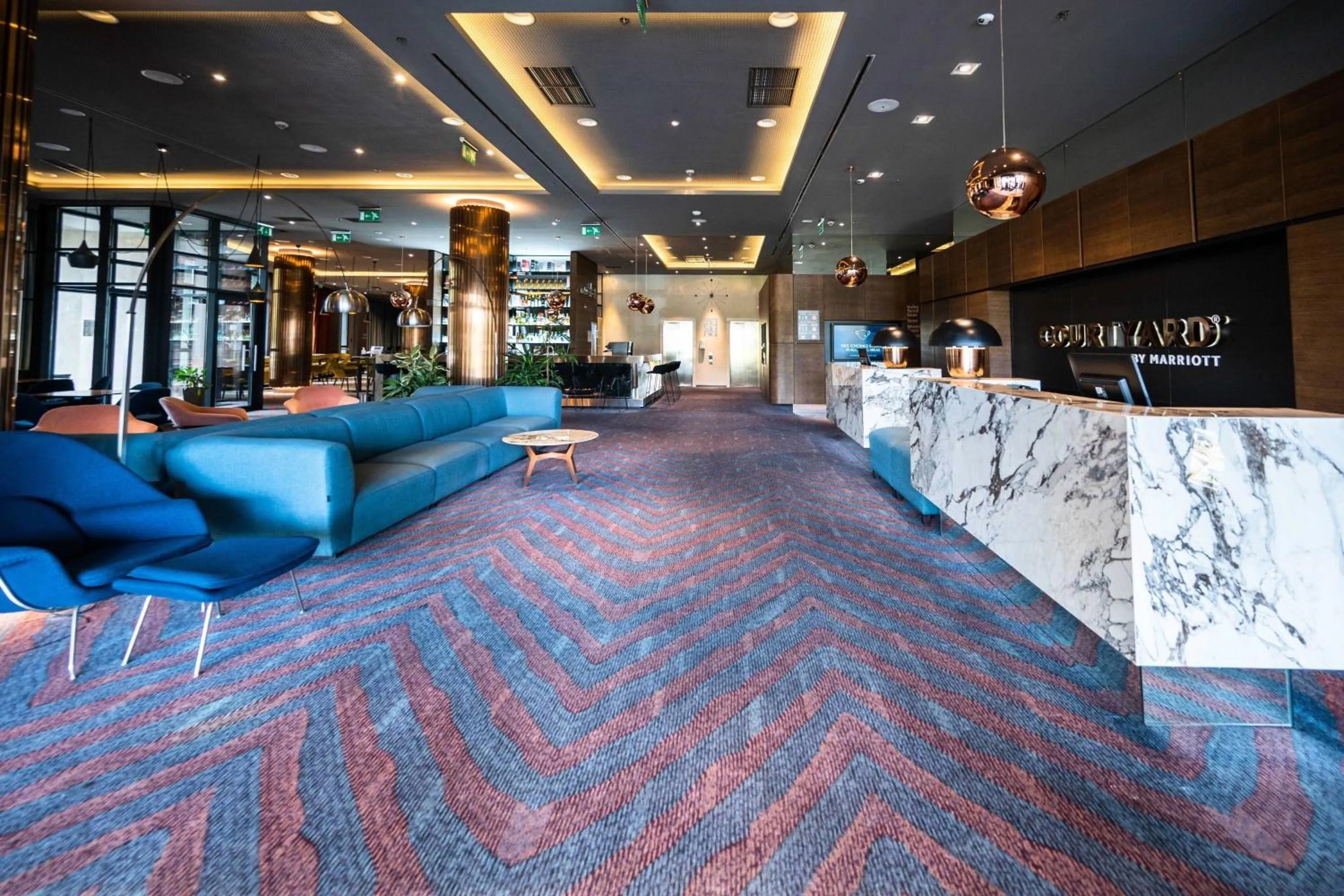 Lobby or reception in Courtyard by Marriott Sarajevo