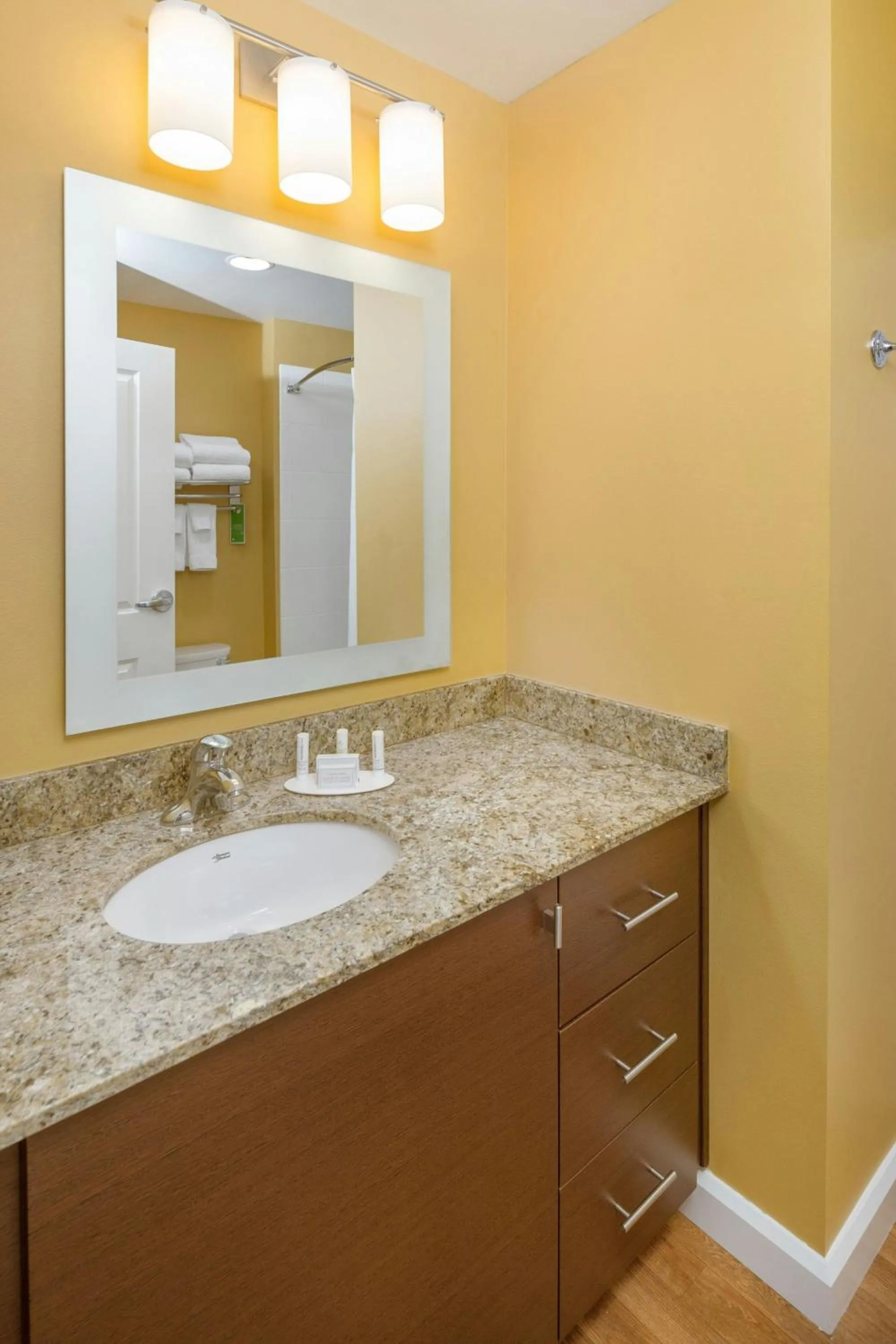 Bathroom in TownePlace by Marriott Suites Portland Vancouver