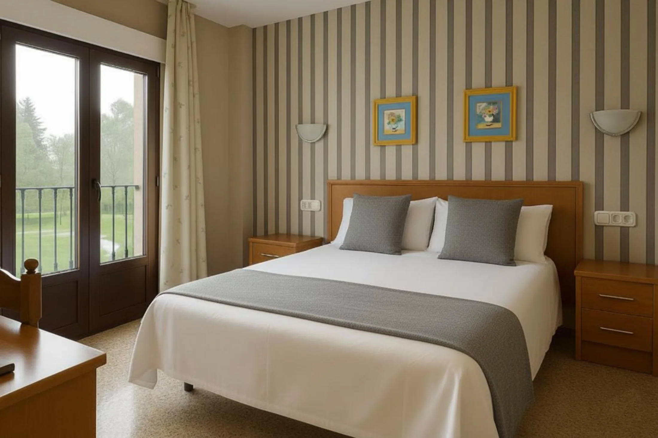 Bed in Hospedería Puerta de la Catedral