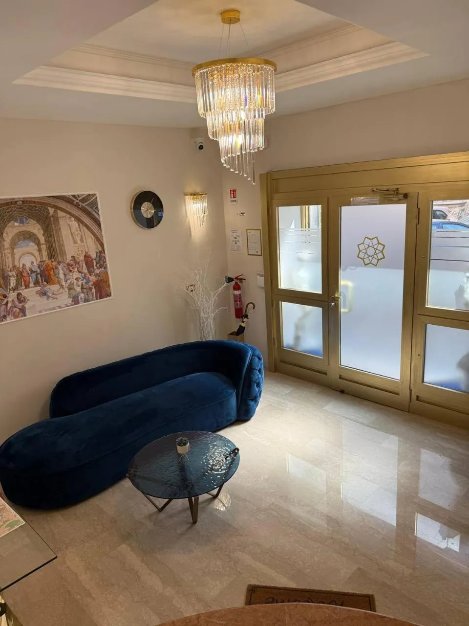 Lobby or reception in Golden Palace Luxury Guest House