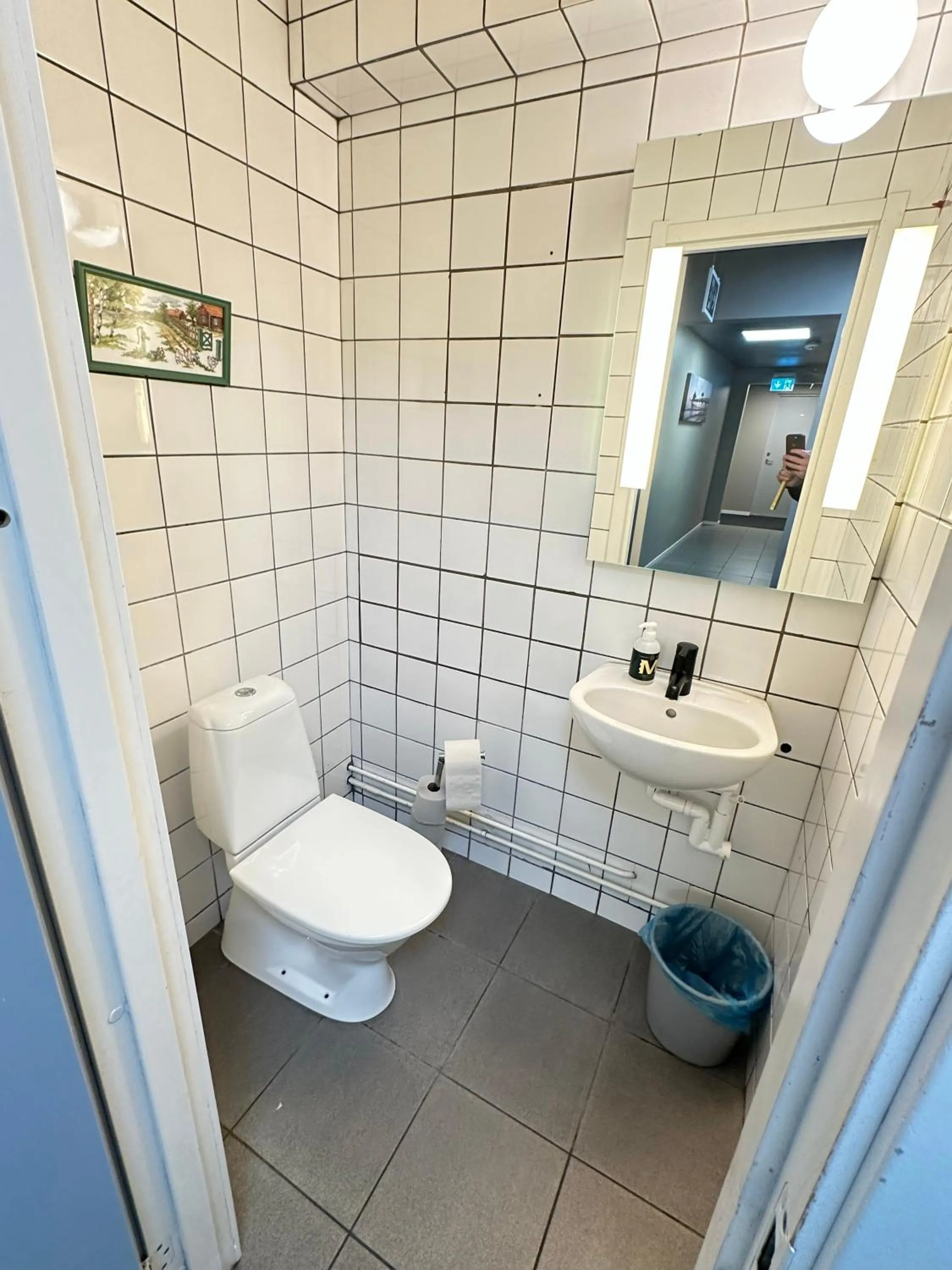 Toilet in Hotell Bromma