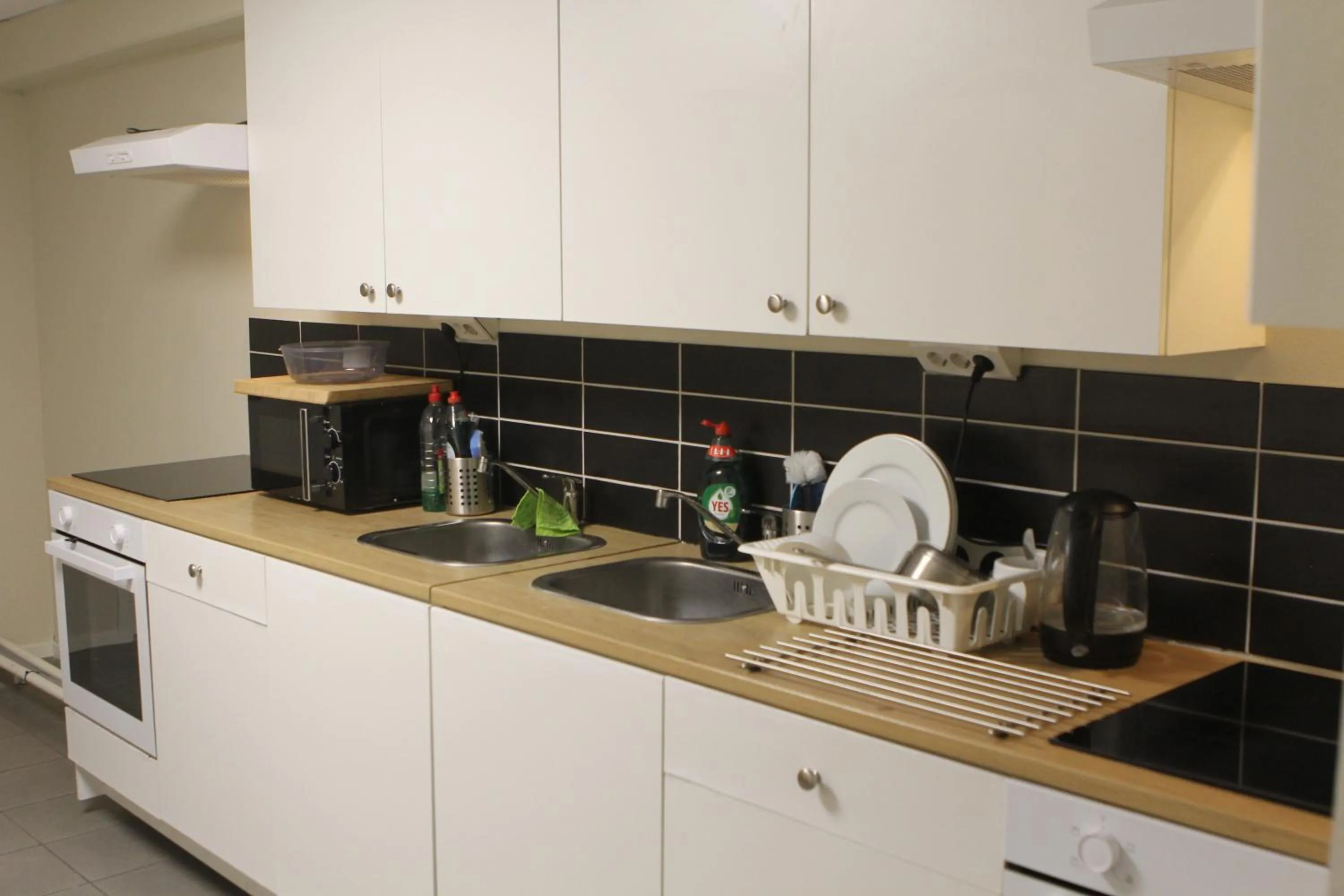 Kitchen or kitchenette in Hotell Bromma