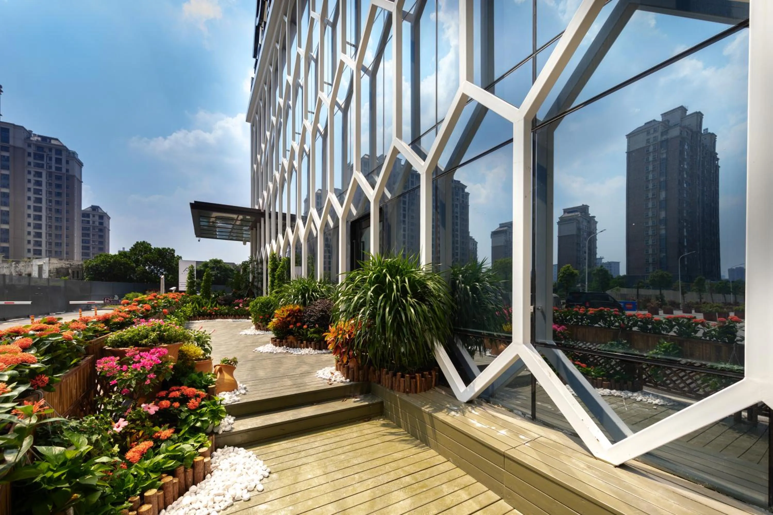 Property building in Atour Hotel Zhuhai Xiangzhou Aoyuan Plaza