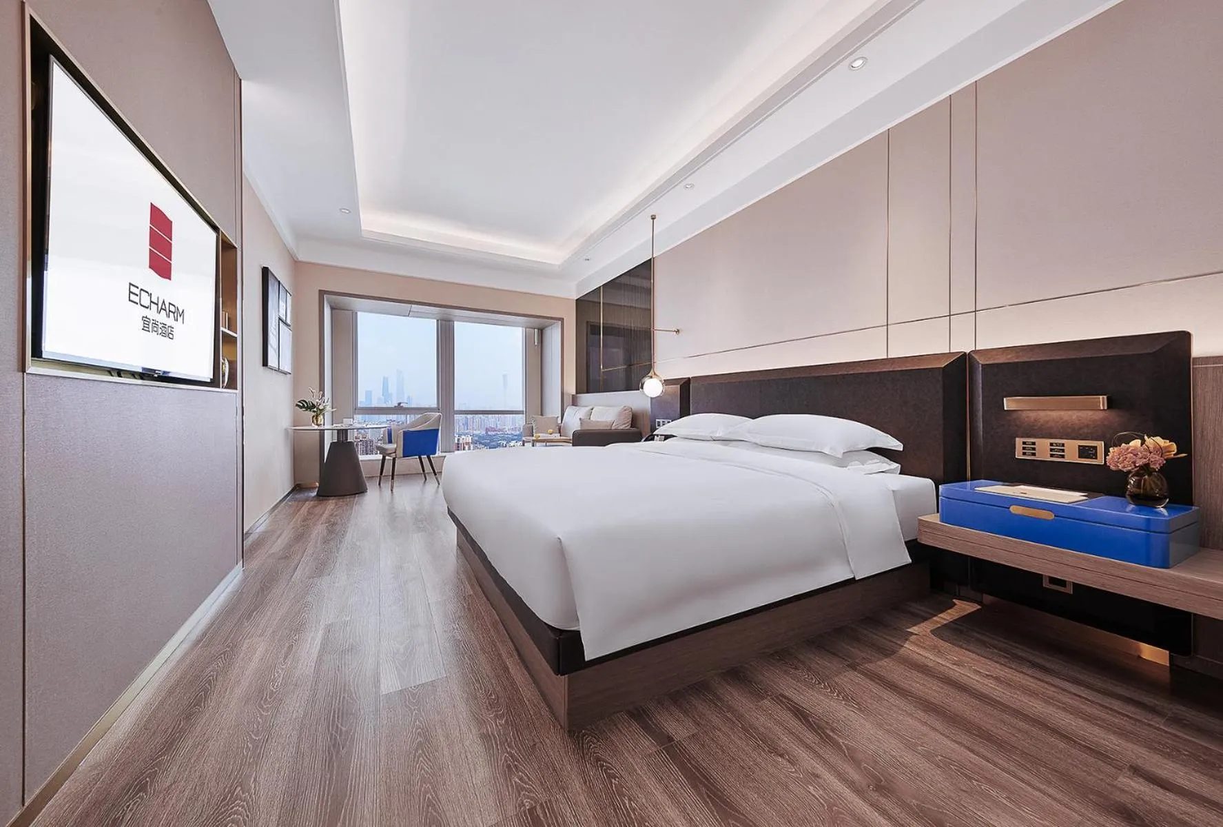 Bed in Echarm plus International Hotel Guangzhou Changgang Metro Station Branch - Free Shuttle Bus to Canton Fair Complex During Canton Fair Period