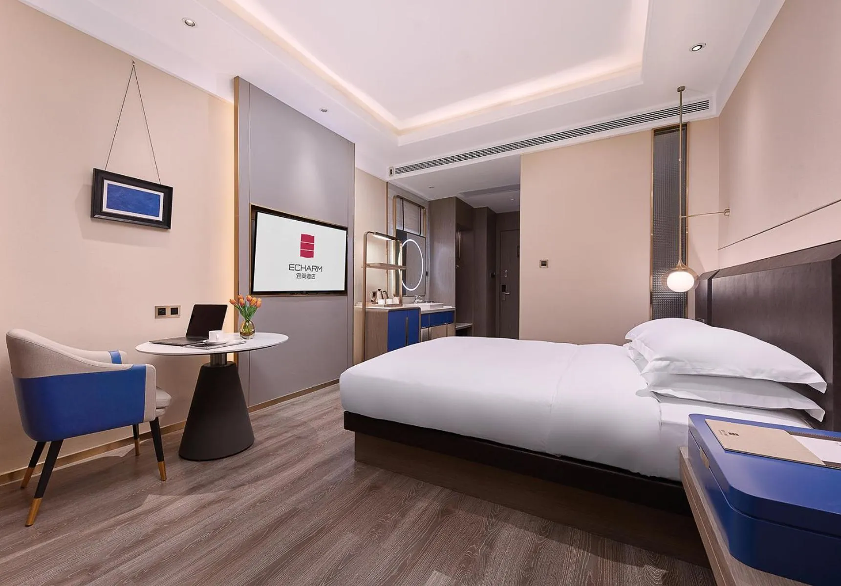 Bed in Echarm plus International Hotel Guangzhou Changgang Metro Station Branch - Free Shuttle Bus to Canton Fair Complex During Canton Fair Period