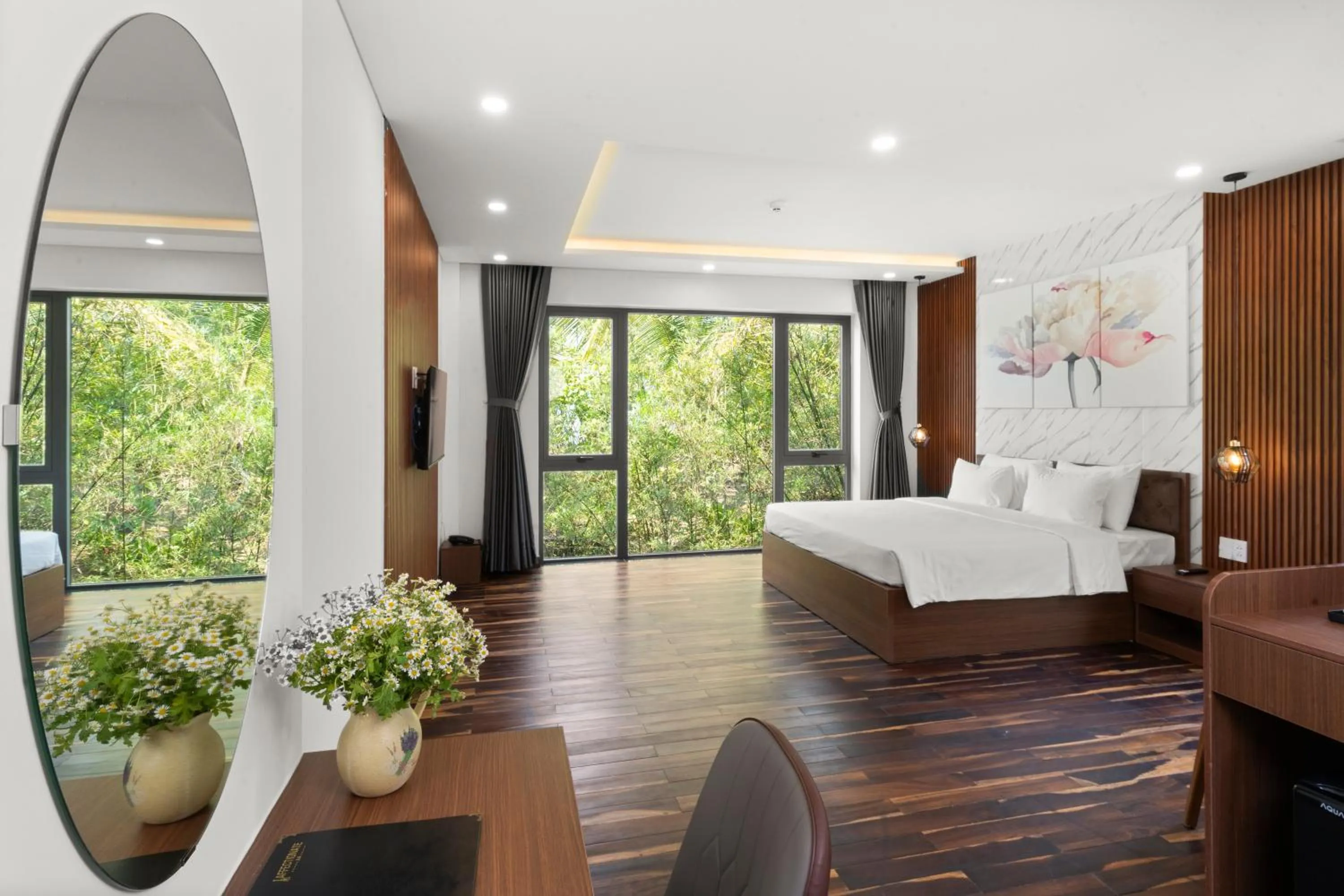 Bed in Langco Bay Retreat