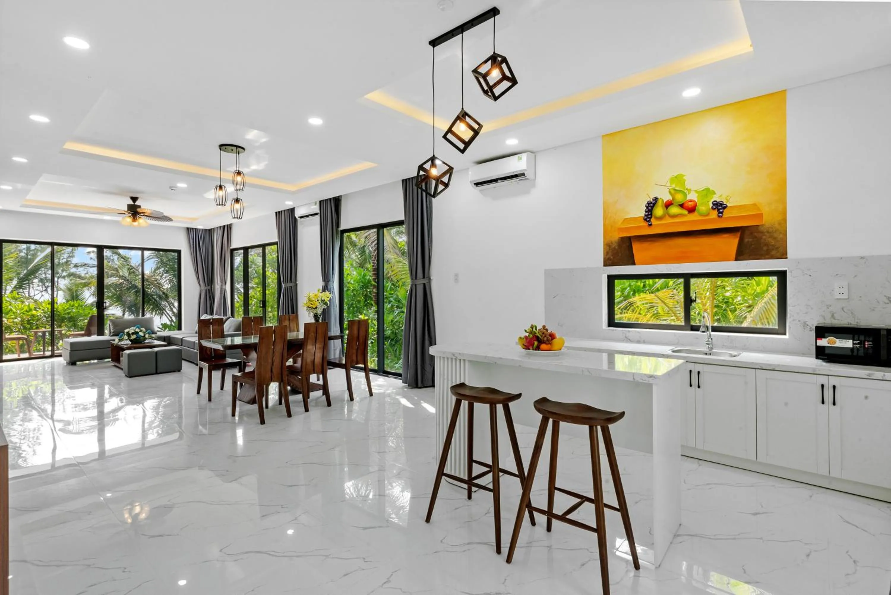 Kitchen or kitchenette in Langco Bay Retreat