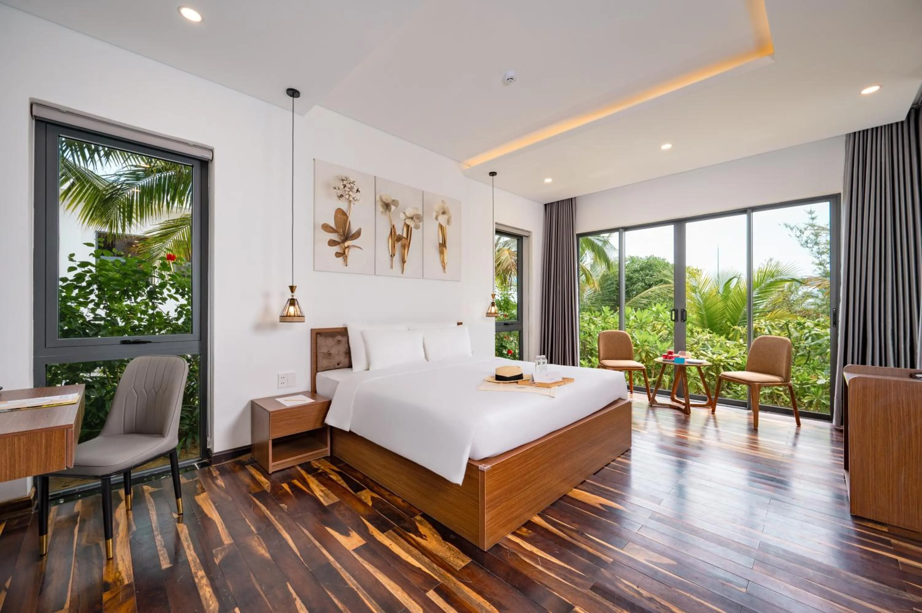 Bed in Langco Bay Retreat