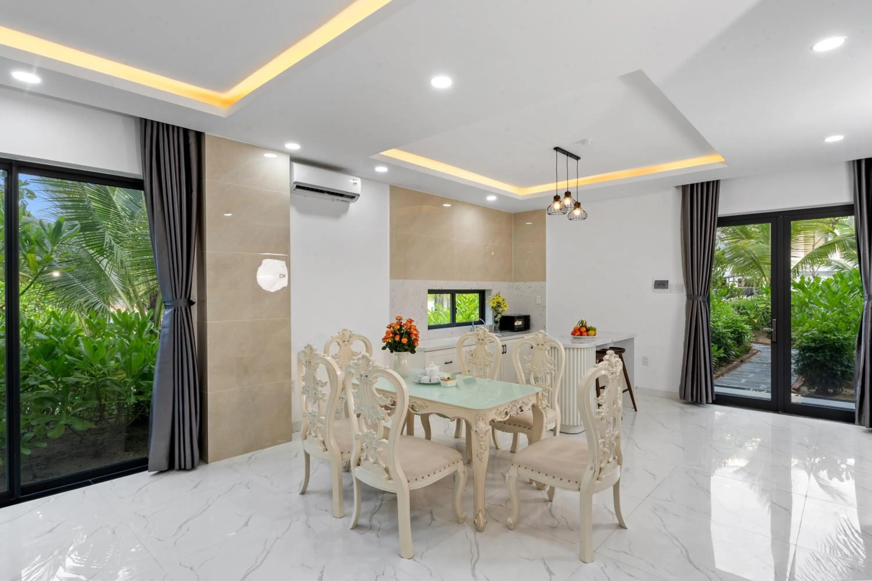 Patio in Langco Bay Retreat