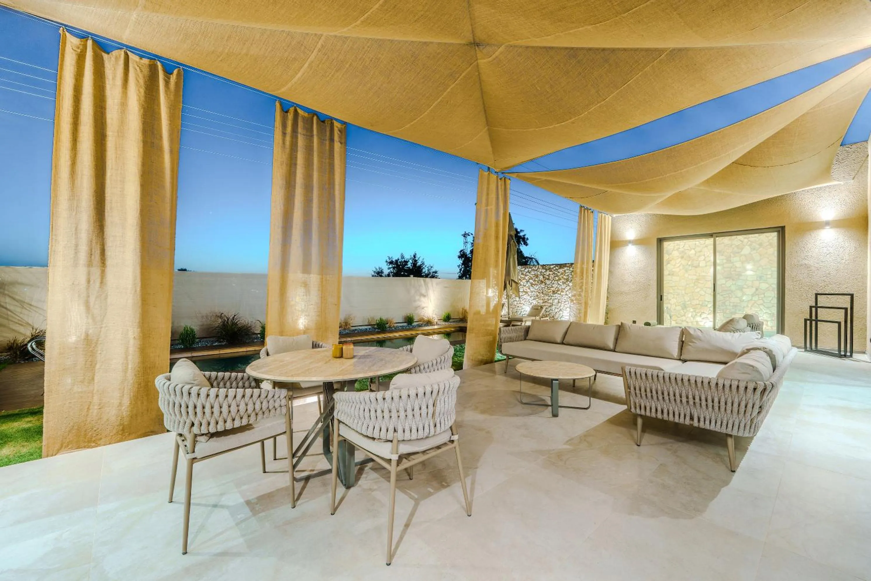 Patio in Silence Villas