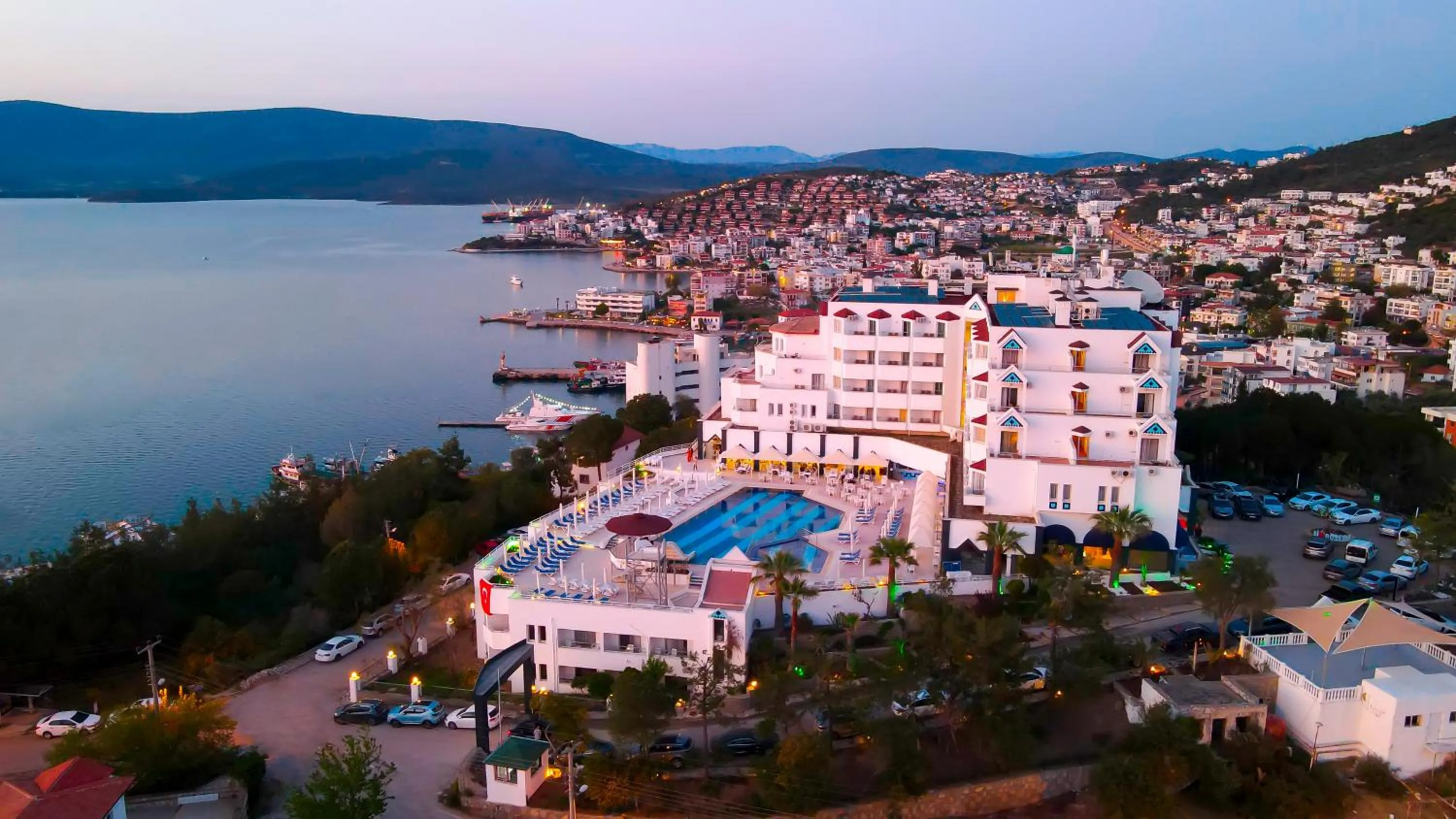 Bird's eye view in Roseira Beach Resort