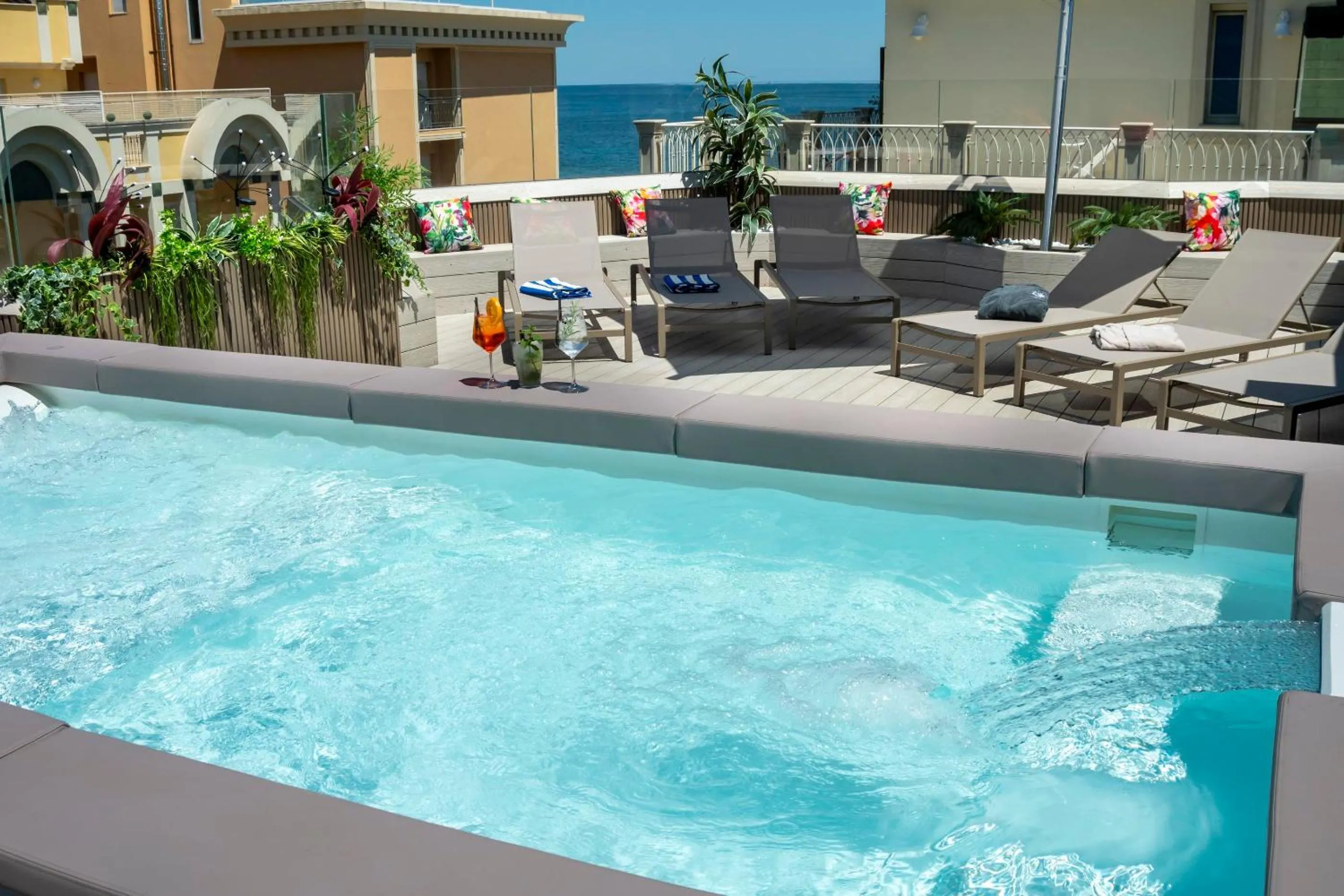 Hot Tub in Hotel Albatros