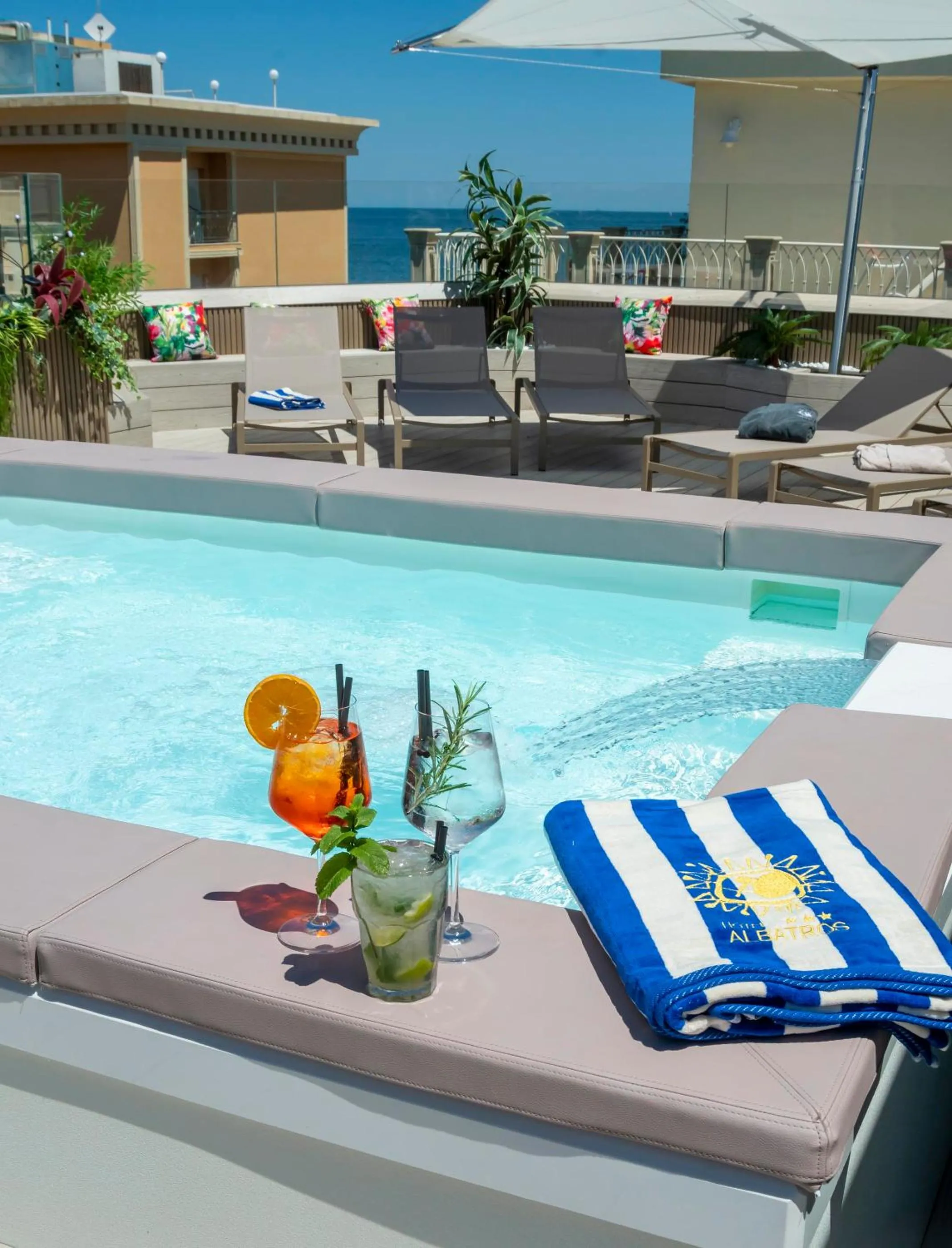 Hot Tub in Hotel Albatros
