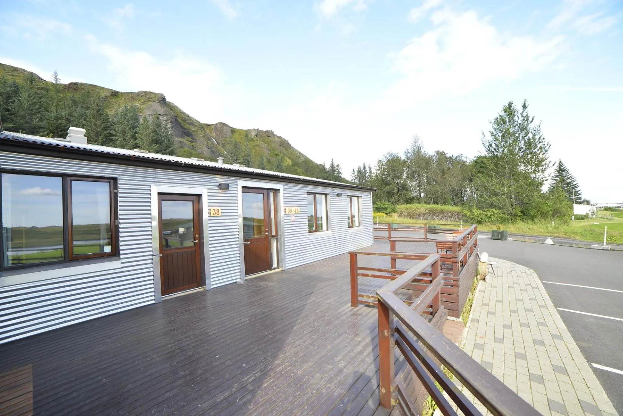 Facade/entrance in Klausturhof Guesthouse