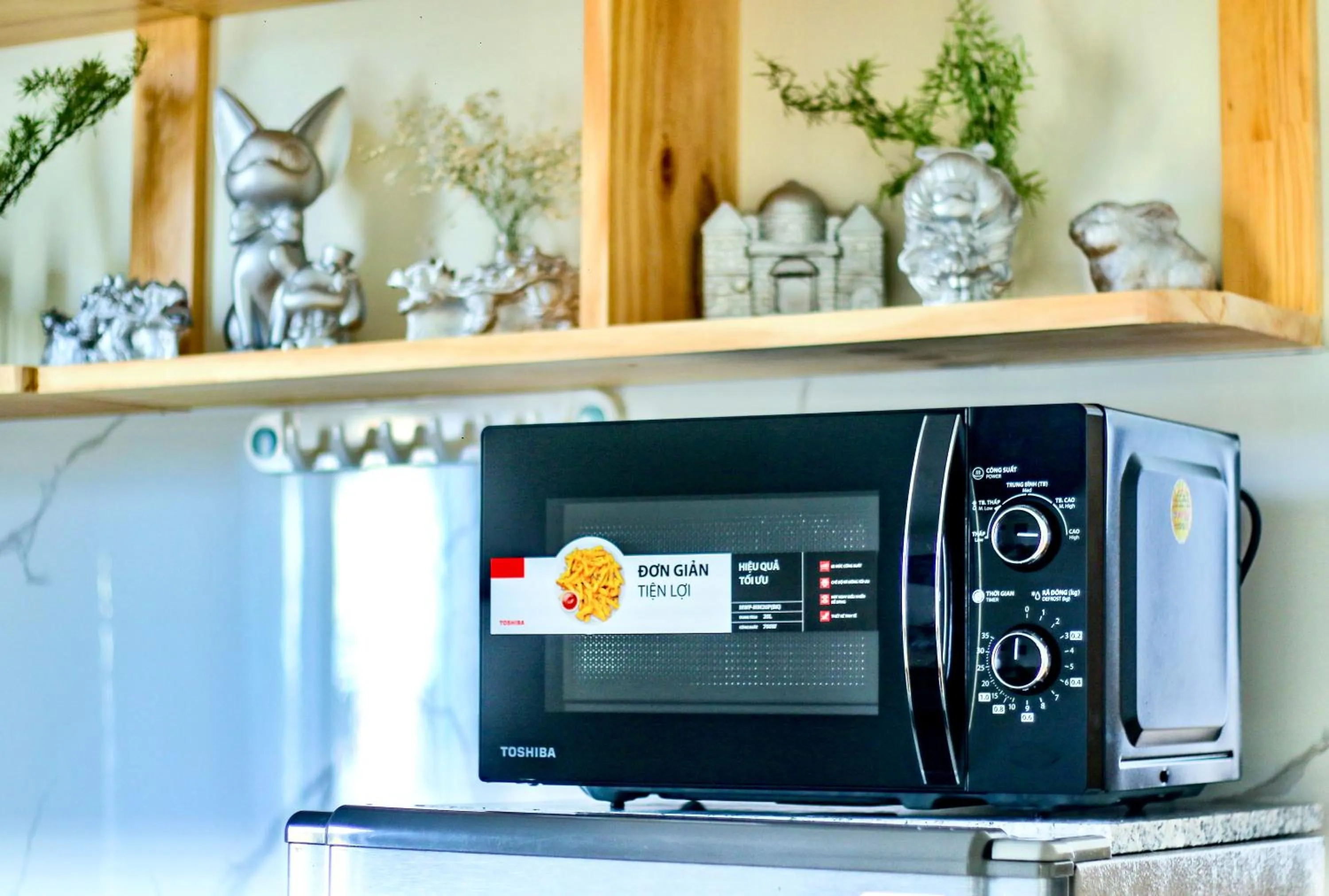 Kitchen or kitchenette in Hoang Nguyen Hotel