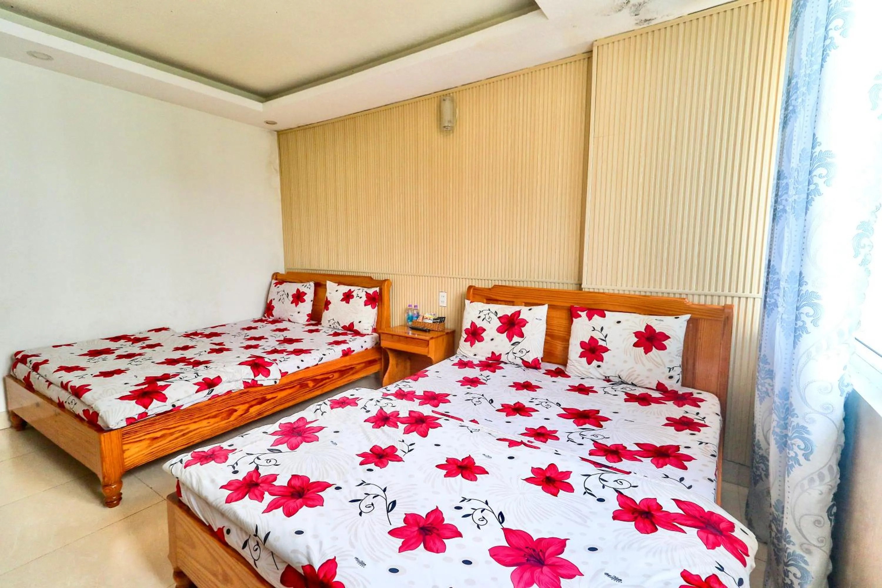 Bed in Hoang Nguyen Hotel