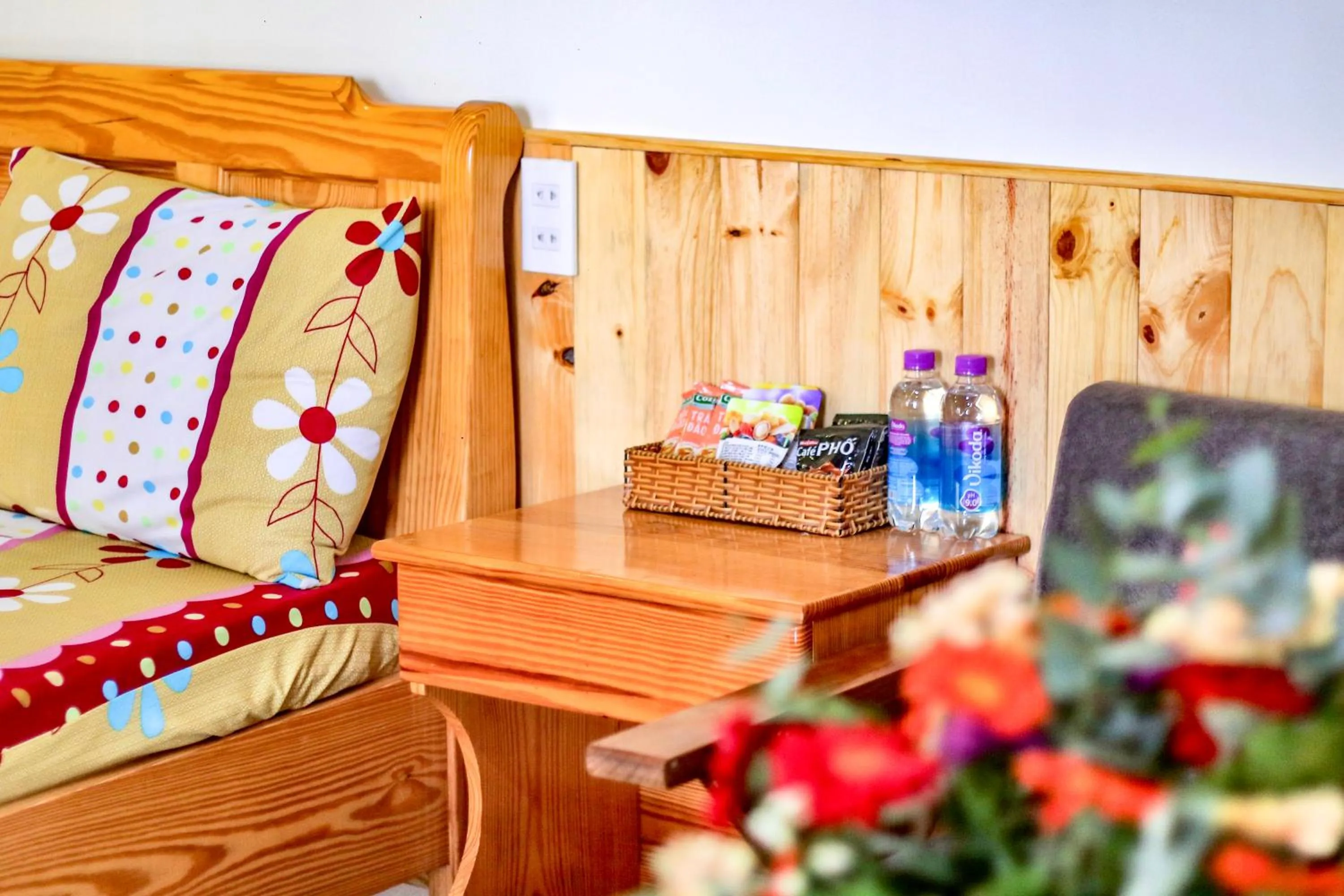 Bed in Hoang Nguyen Hotel