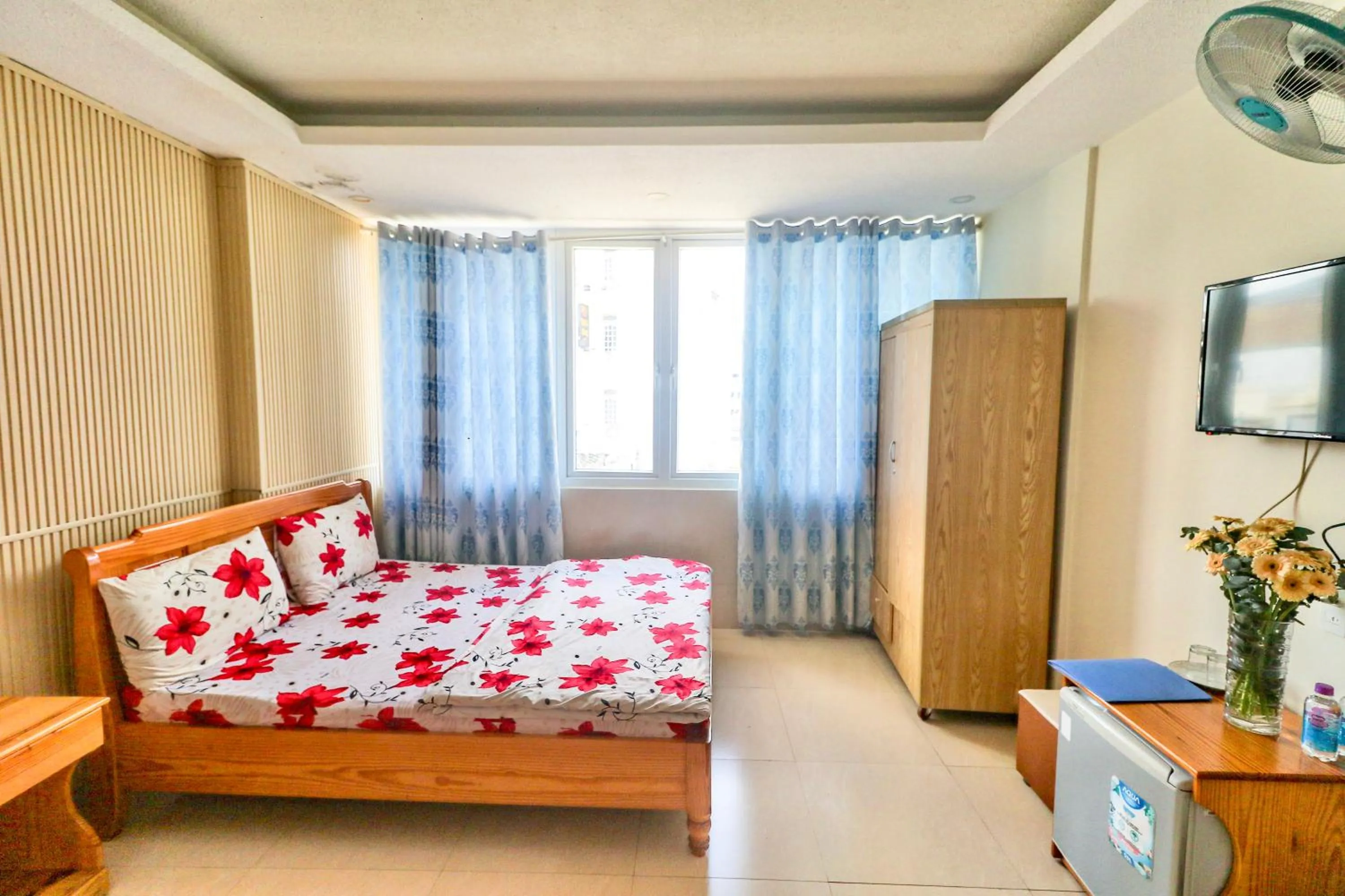 Bed in Hoang Nguyen Hotel