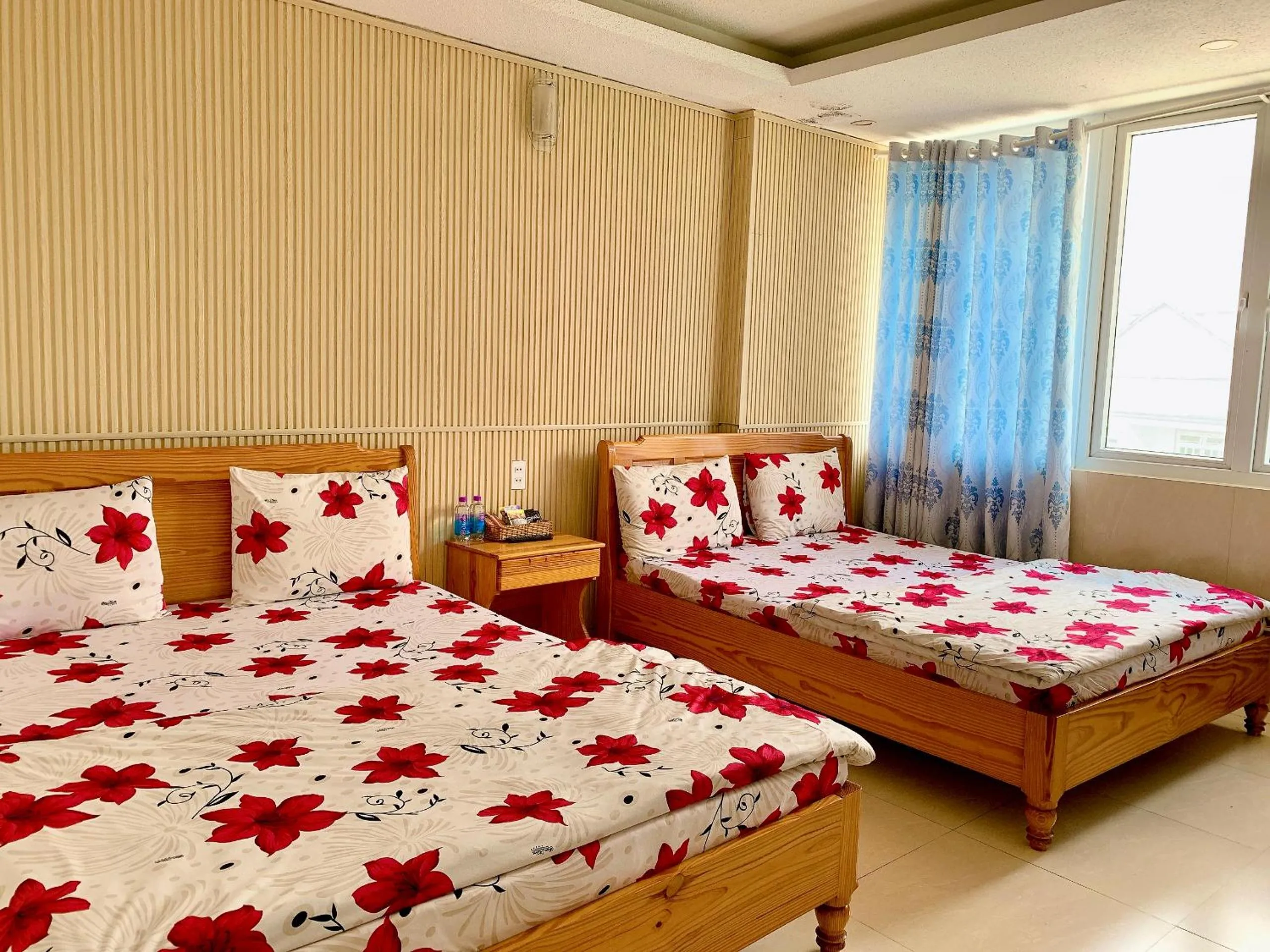 Bed in Hoang Nguyen Hotel