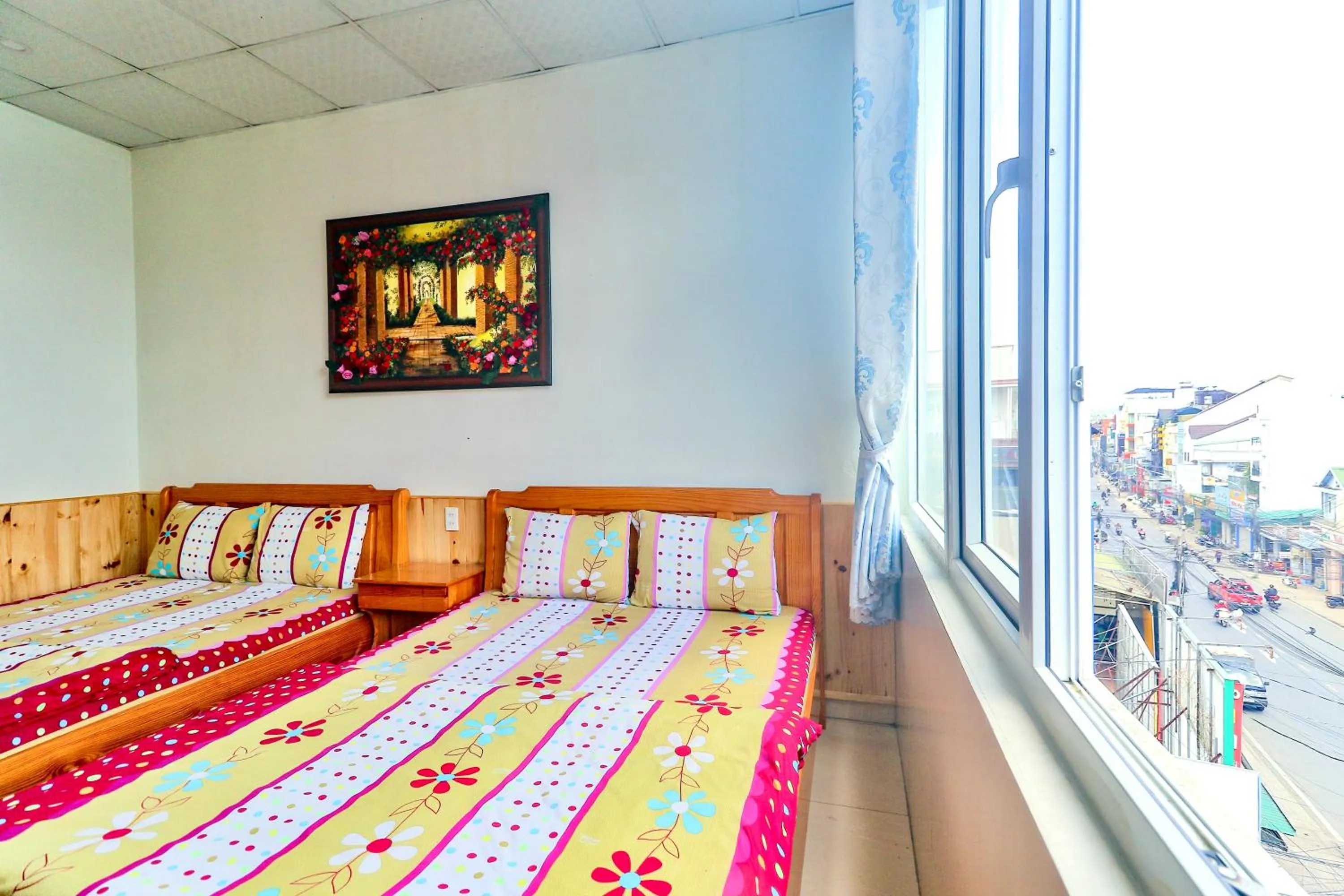 Bed in Hoang Nguyen Hotel