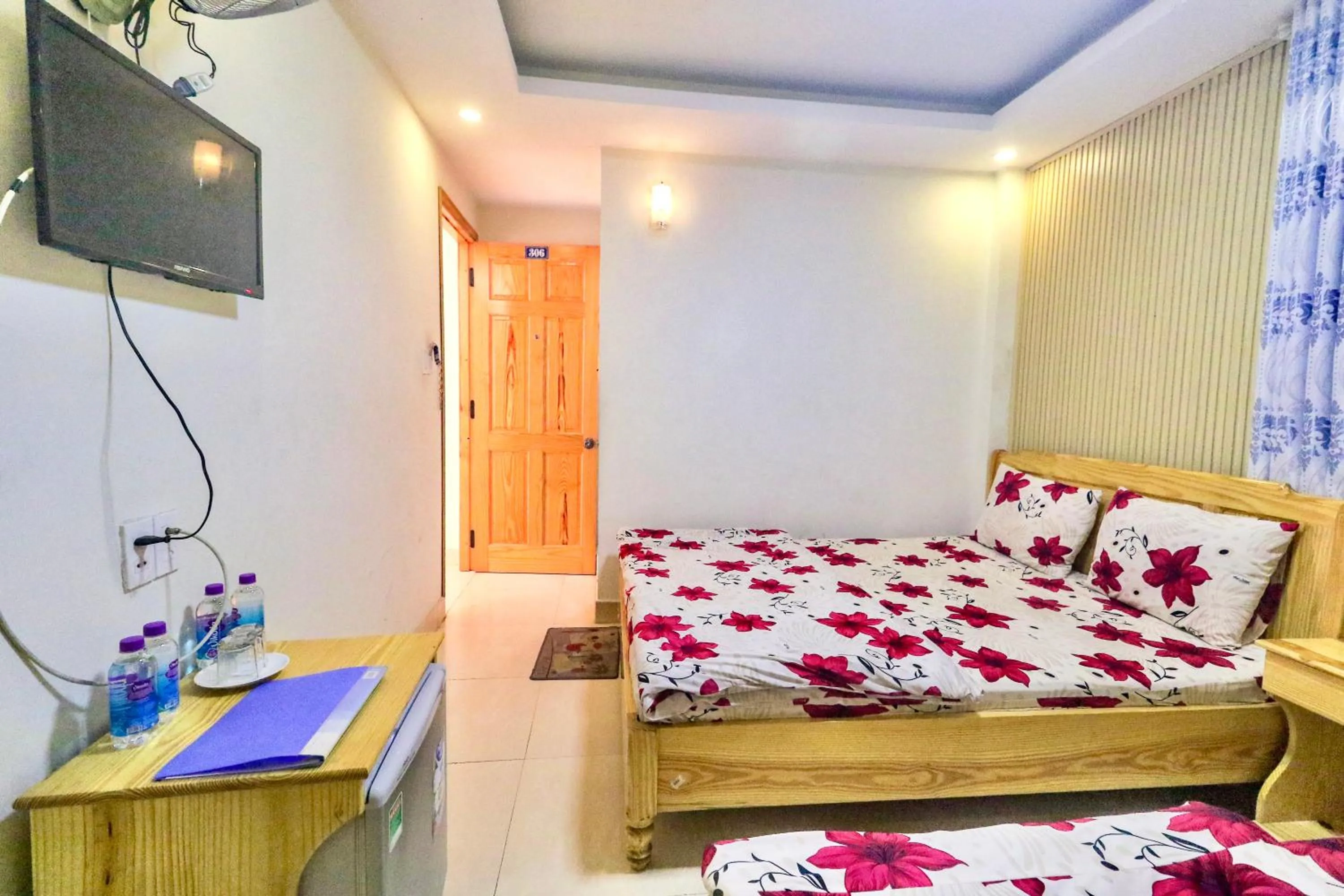 Bed in Hoang Nguyen Hotel