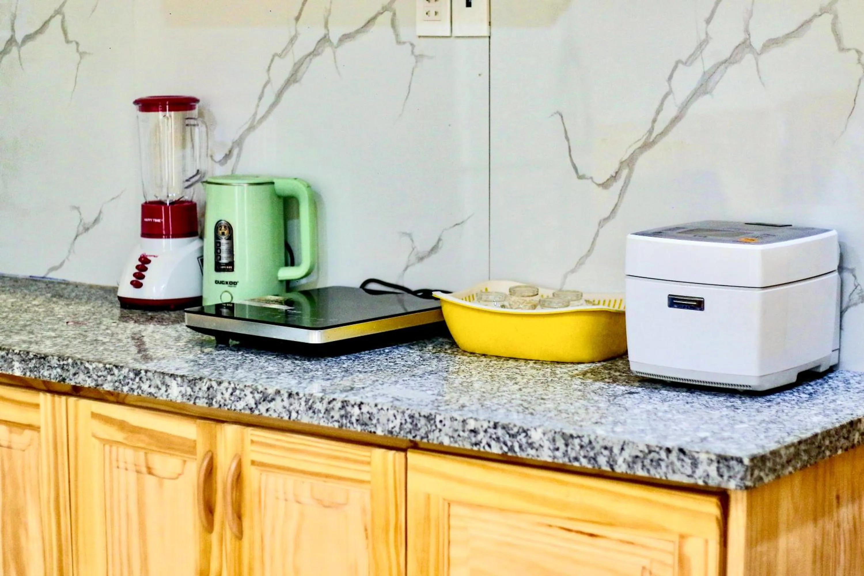 Kitchen or kitchenette in Hoang Nguyen Hotel