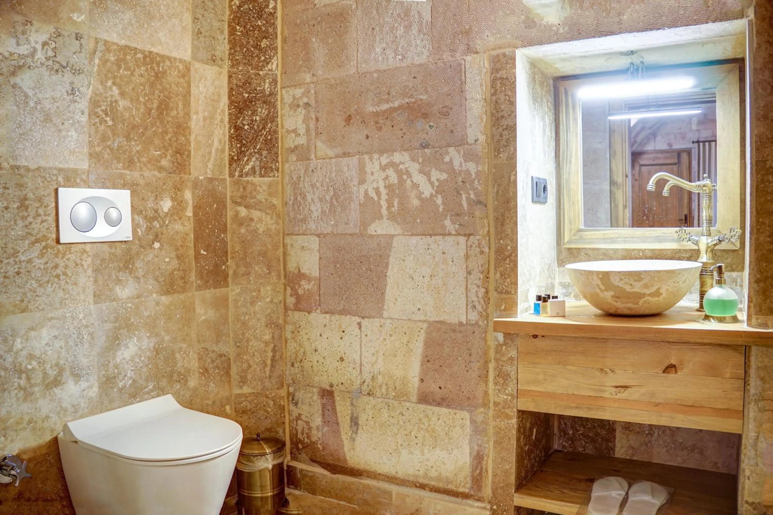 Toilet in Cappadocia Alfa Cave Hotel