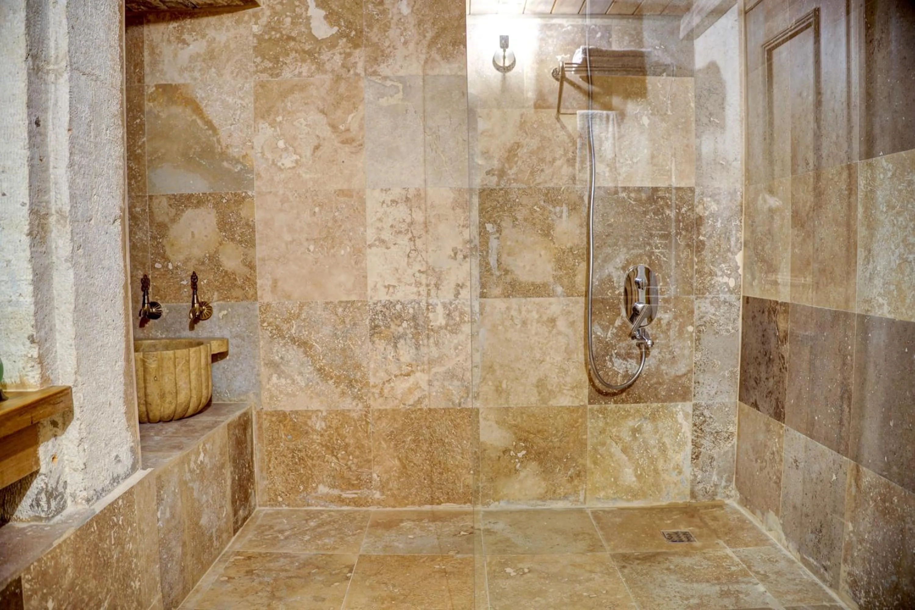 Shower in Cappadocia Alfa Cave Hotel