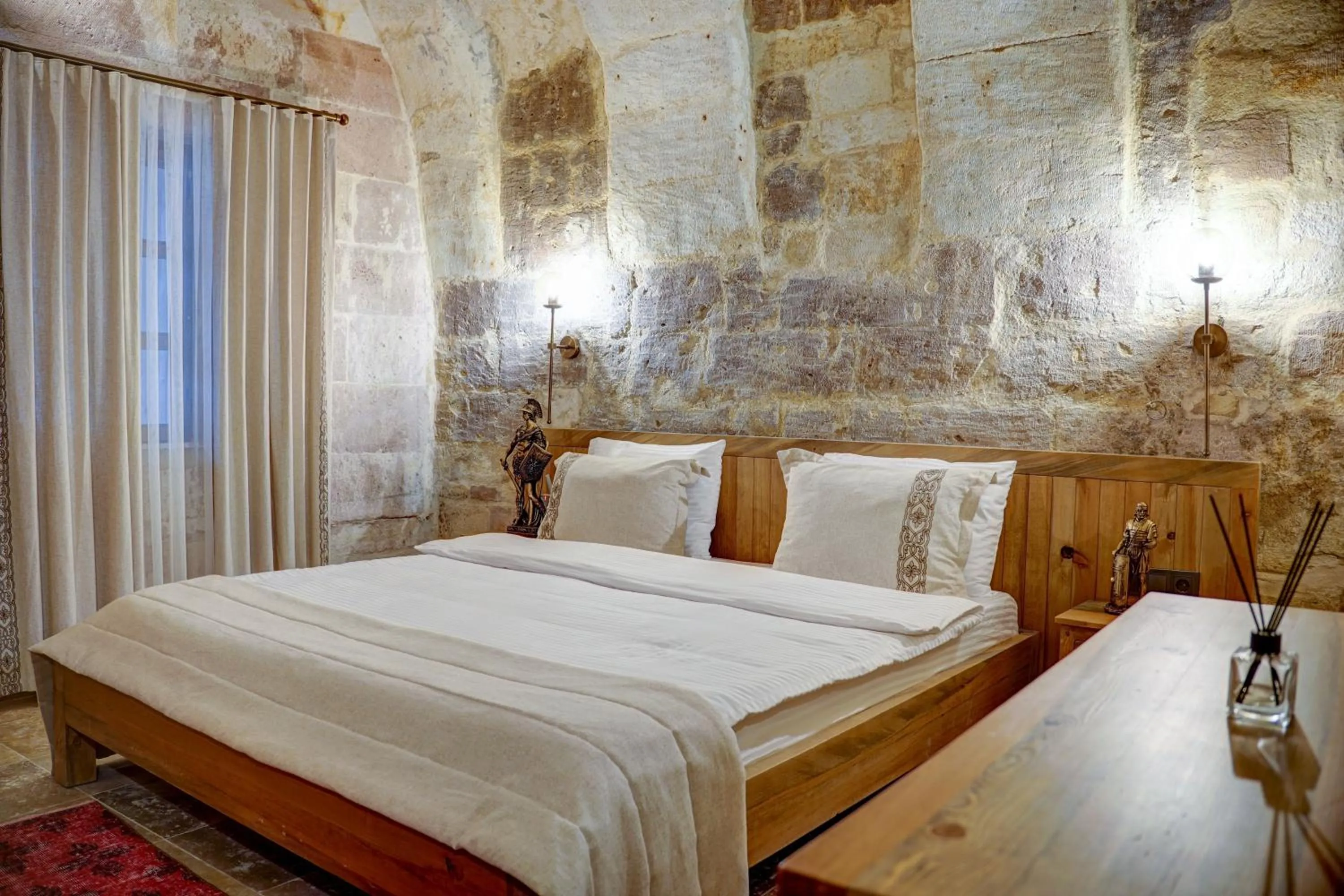 Bed in Cappadocia Alfa Cave Hotel