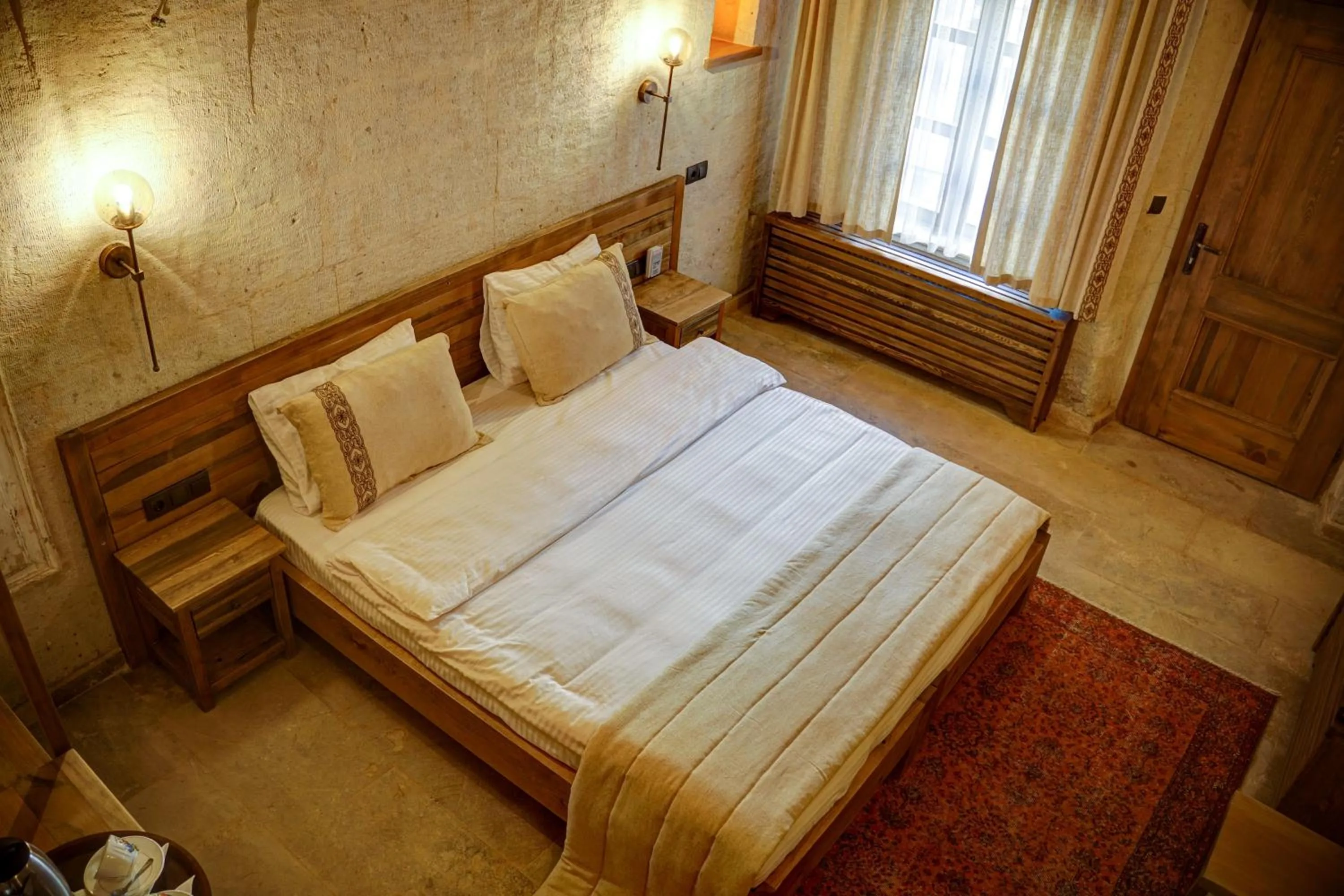 Bed in Cappadocia Alfa Cave Hotel