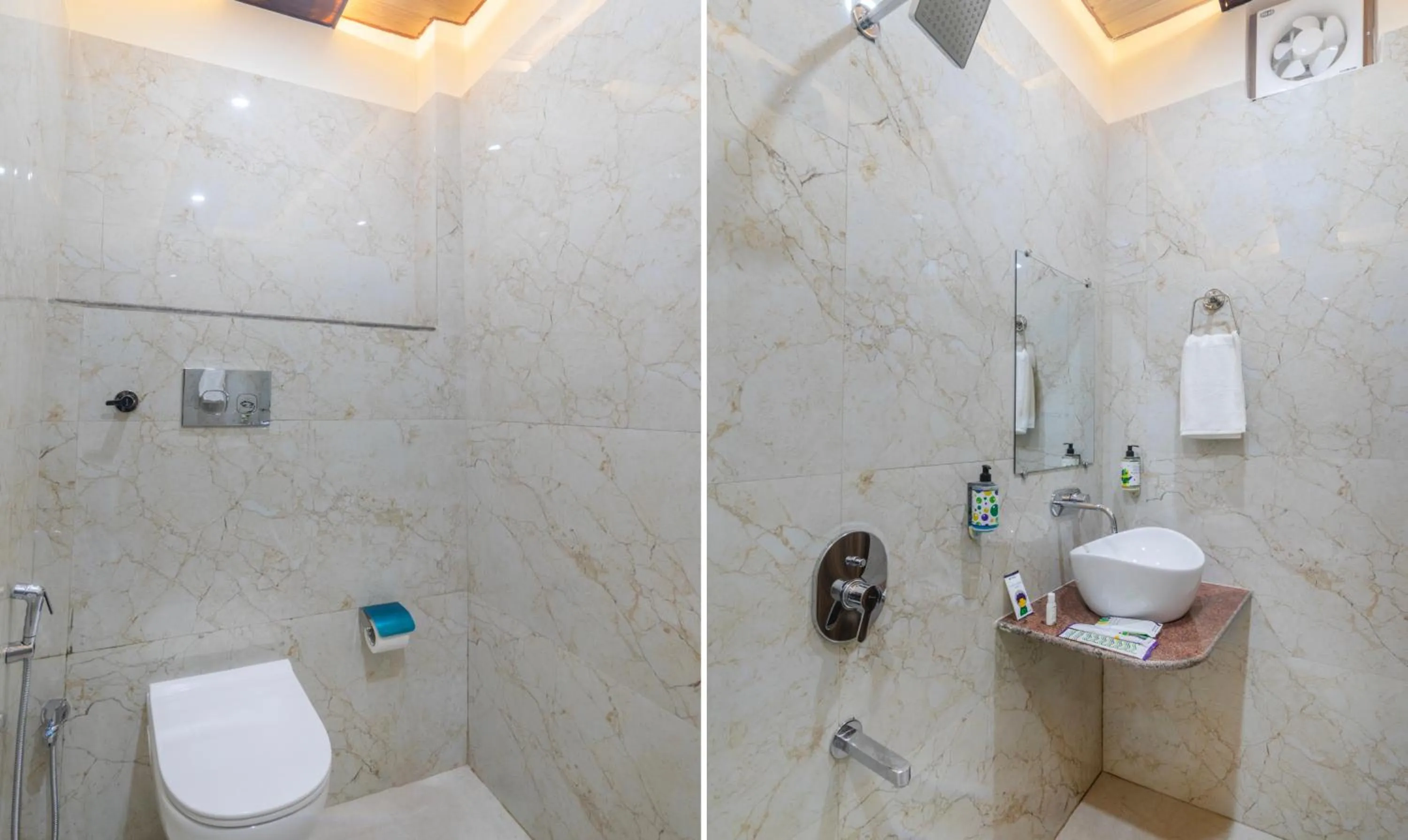 Bathroom in Treebo Golden Kashi