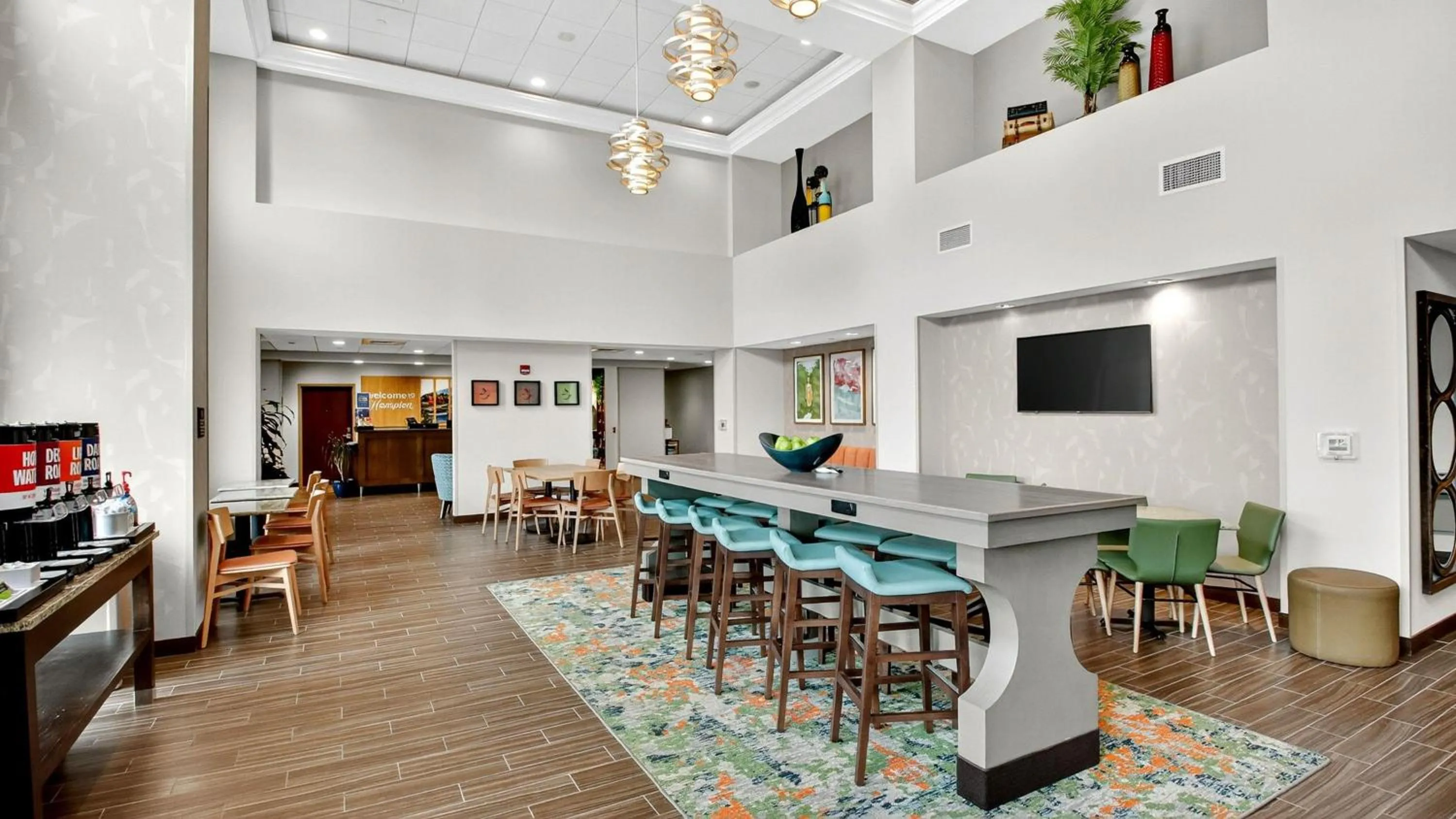 Lobby or reception in Hampton Inn & Suites Chippewa Falls