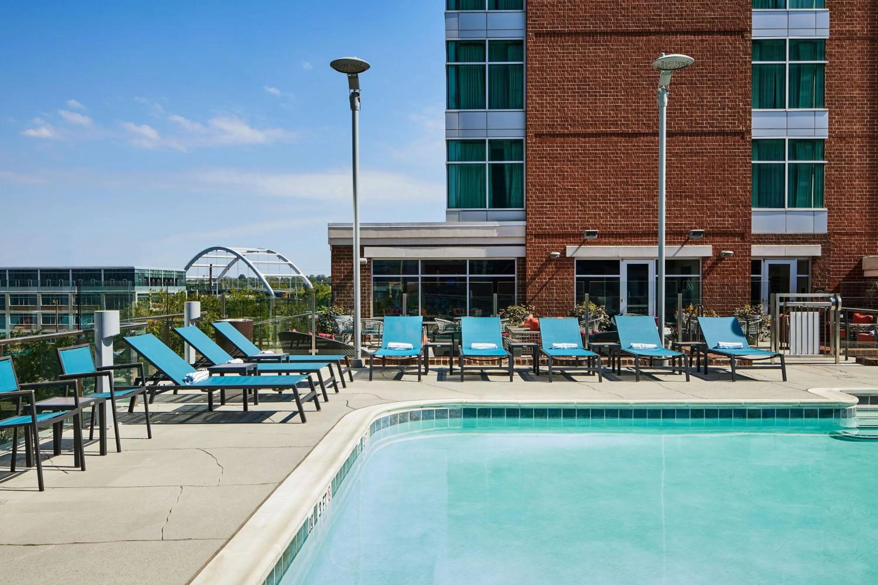 Pool view in Hilton Garden Inn Nashville Downtown Convention Center
