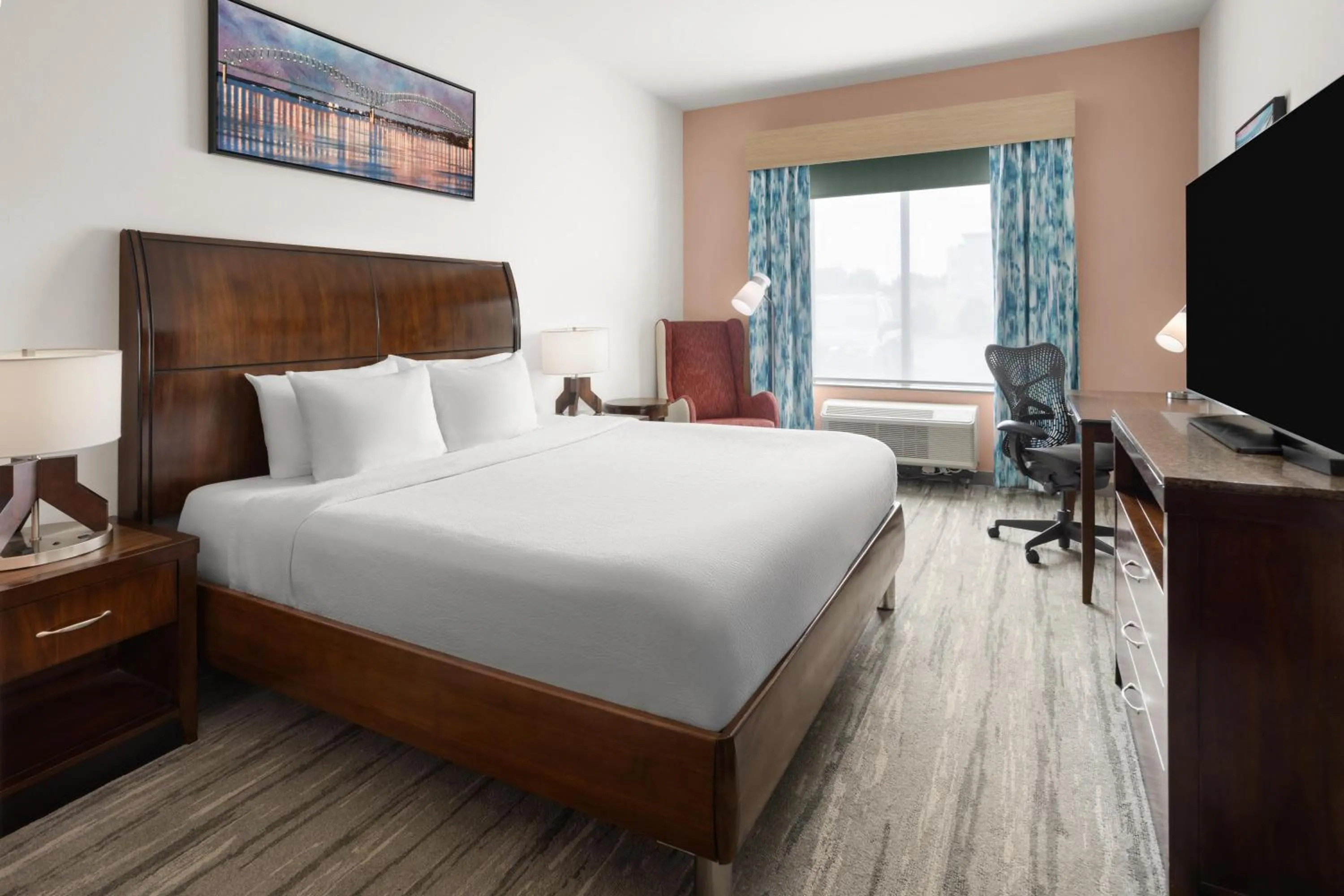 Bed in Hilton Garden Inn Memphis/Wolfchase Galleria